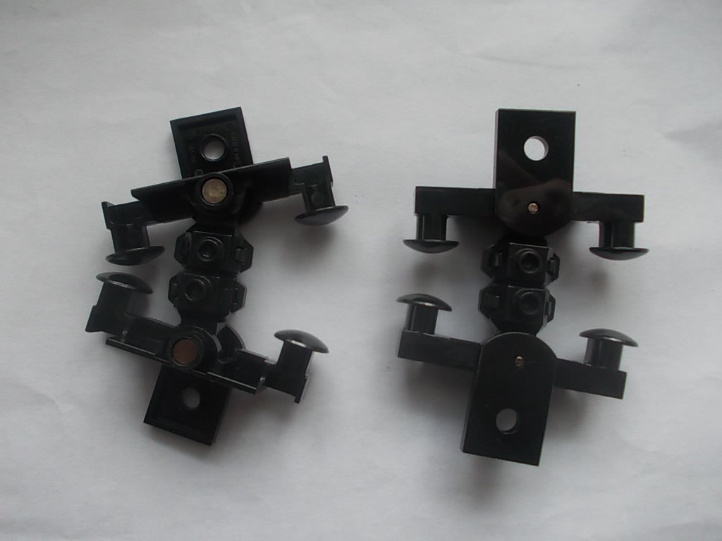 NYTT! Lego Tåg, Train Buffer Beam with Sealed Magnets - Type 2 (flat open bottom