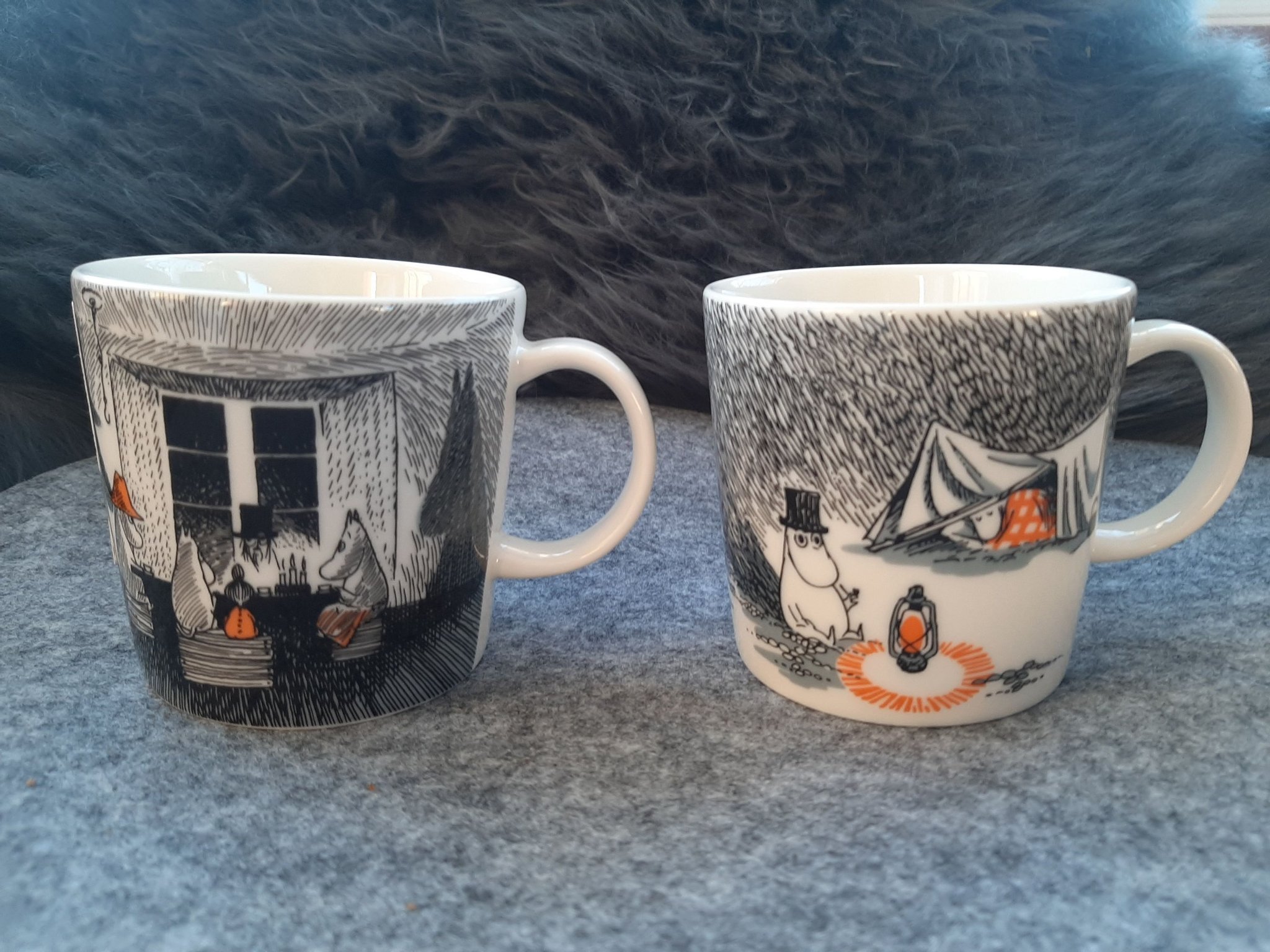 TVÅ NYA MUMINMUGGAR....TROGEN SITT URSPRUNG...S.. Köp på Tradera