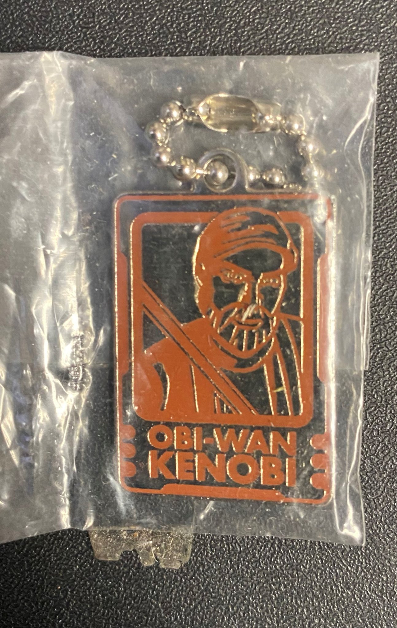 Star Wars Clone Wars - Obi Wan Kenobi - Nyckelring / dogtag *FRAKTFRITT* *NOS*