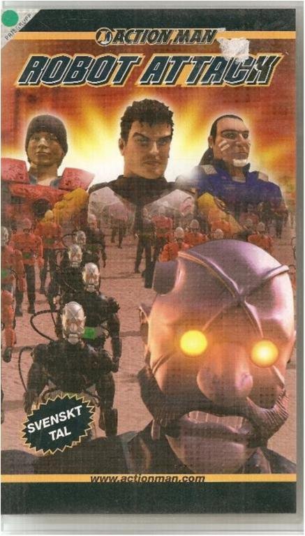 ACTION MAN -ROBOT ATTACK ( VHS -SVENSKT)