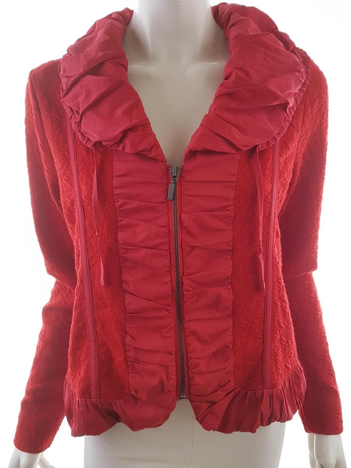 Isolde Size M Dam Blazer Långärmad Röd krage Casual Vintage Chic SAMFRAKT 39 Isolde Size M Dam Blazer Långärmad Röd krage Casual Vintage Chic SAMFRAKT 39
