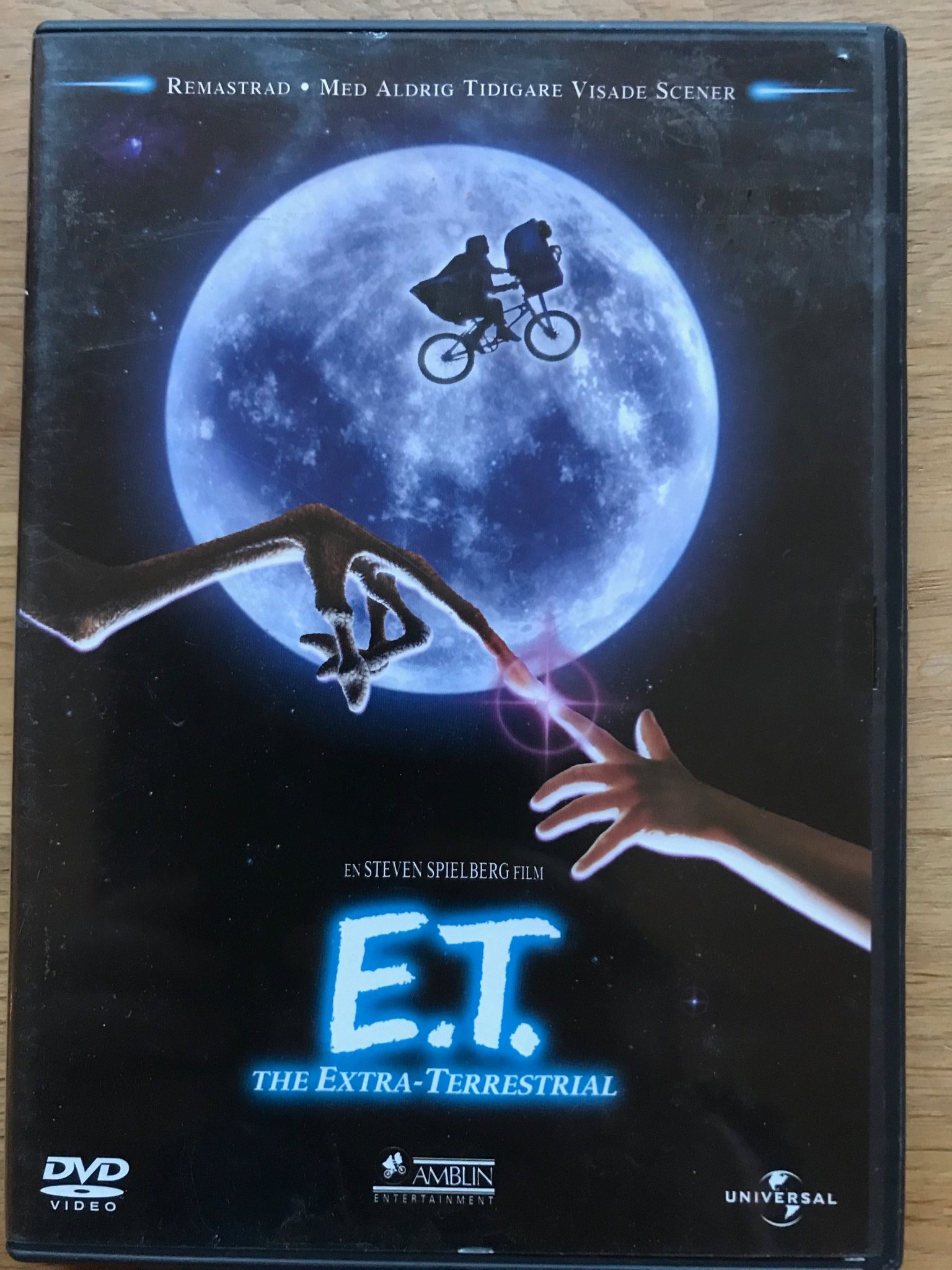 DVD E.T. rymdsaga utomjordingar drama barn spänning äventyr Utgått
