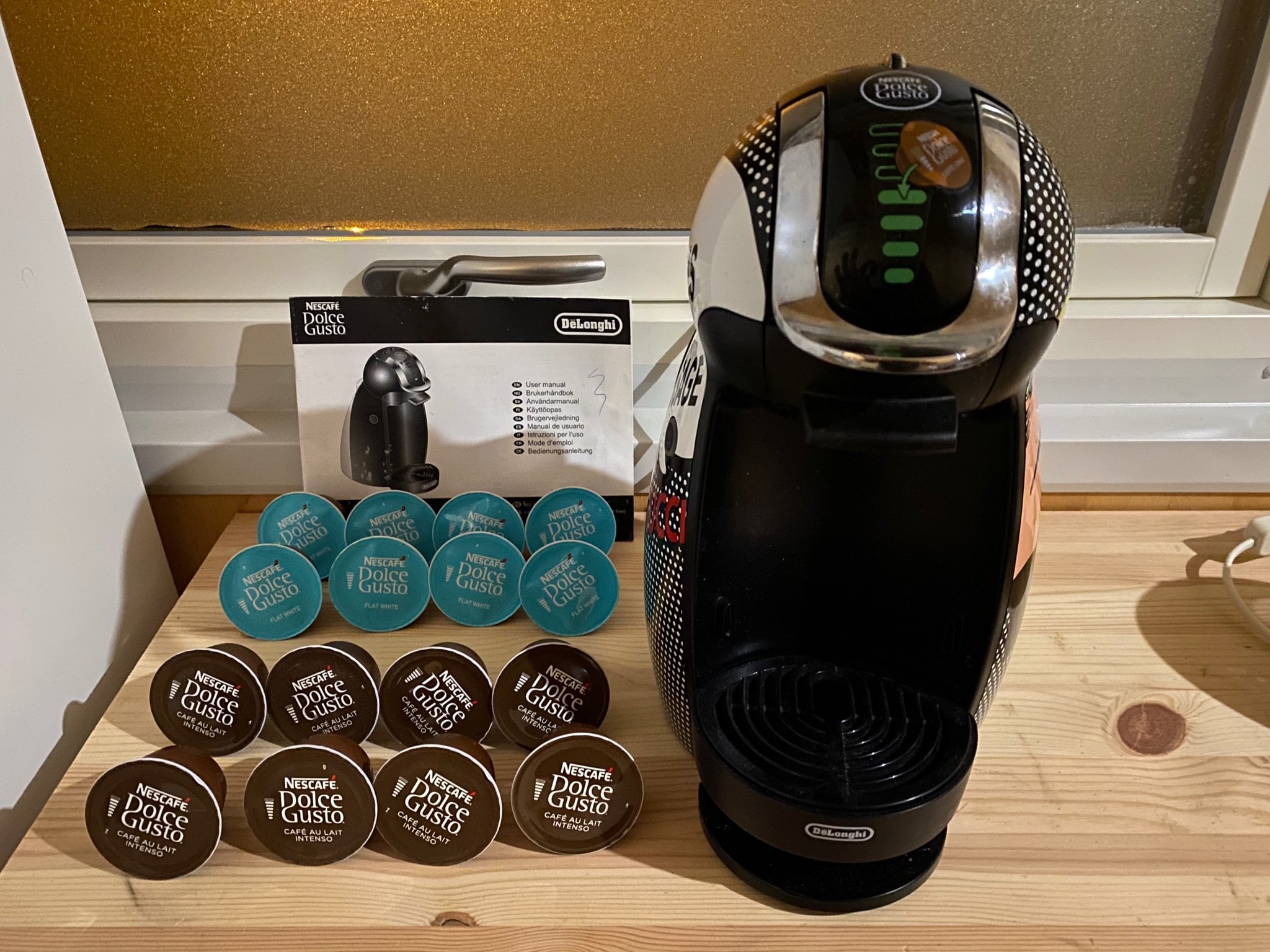 Bruksanvisning för Dolce Gusto Krups kaffebryggare. Dolce Bruksanvisning för Dolce Gusto Krups kaffebryggare. Dolce
