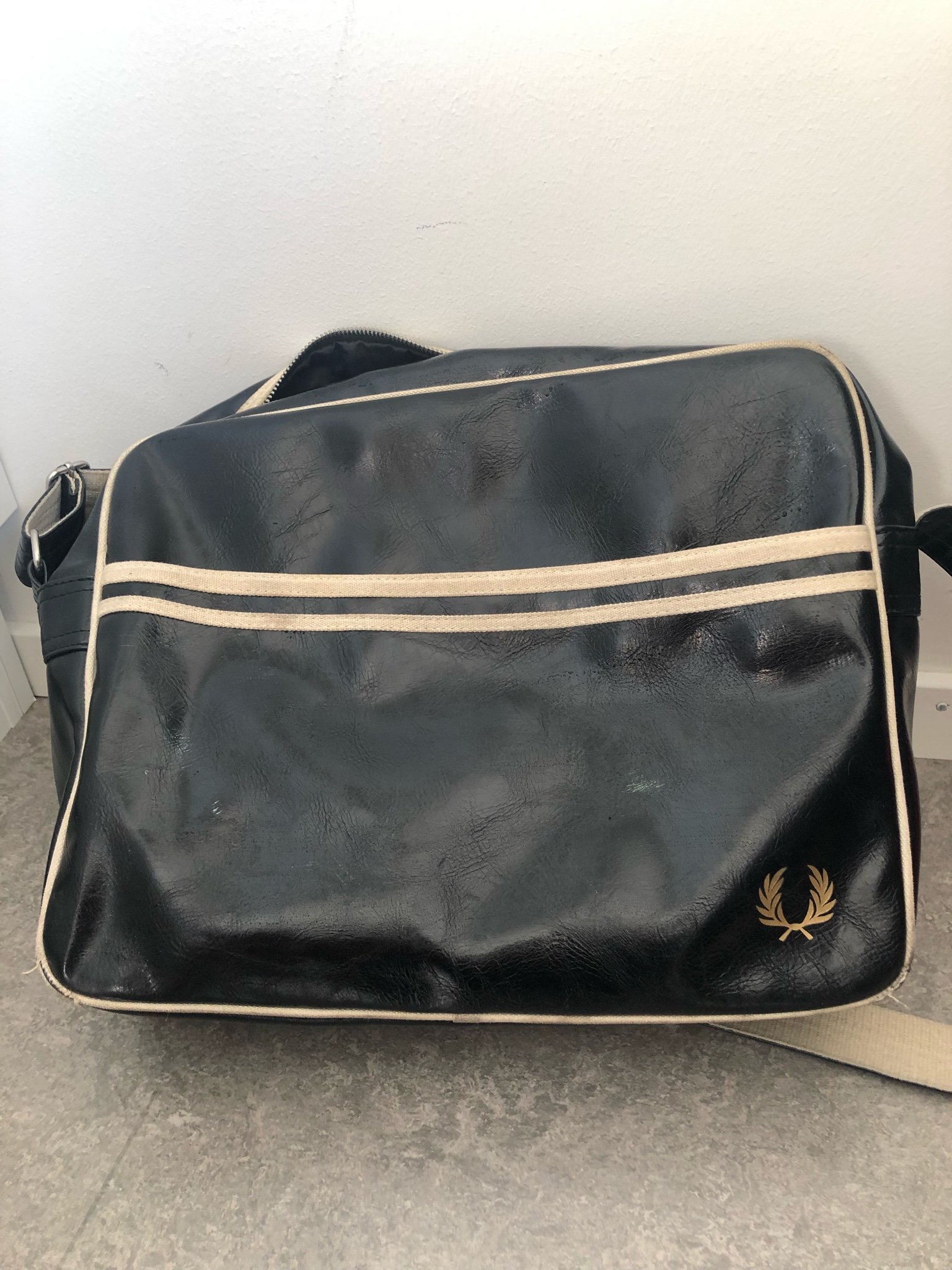 fred perry väska tradera fred perry väska tradera