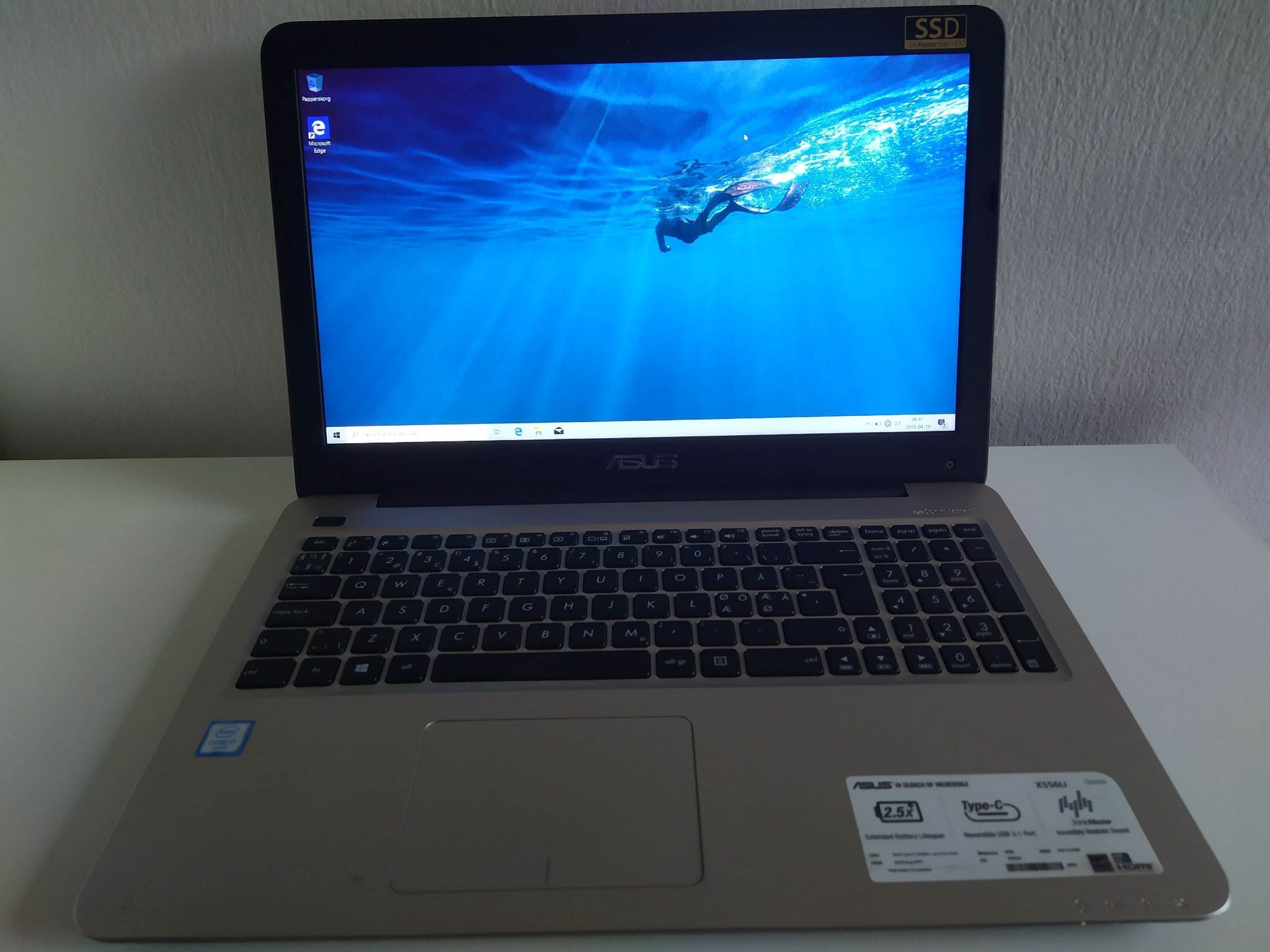 Asus X556U 15.6" Intel Core i7 6500U 512GB SSD .. (411715993) ᐈ Köp på