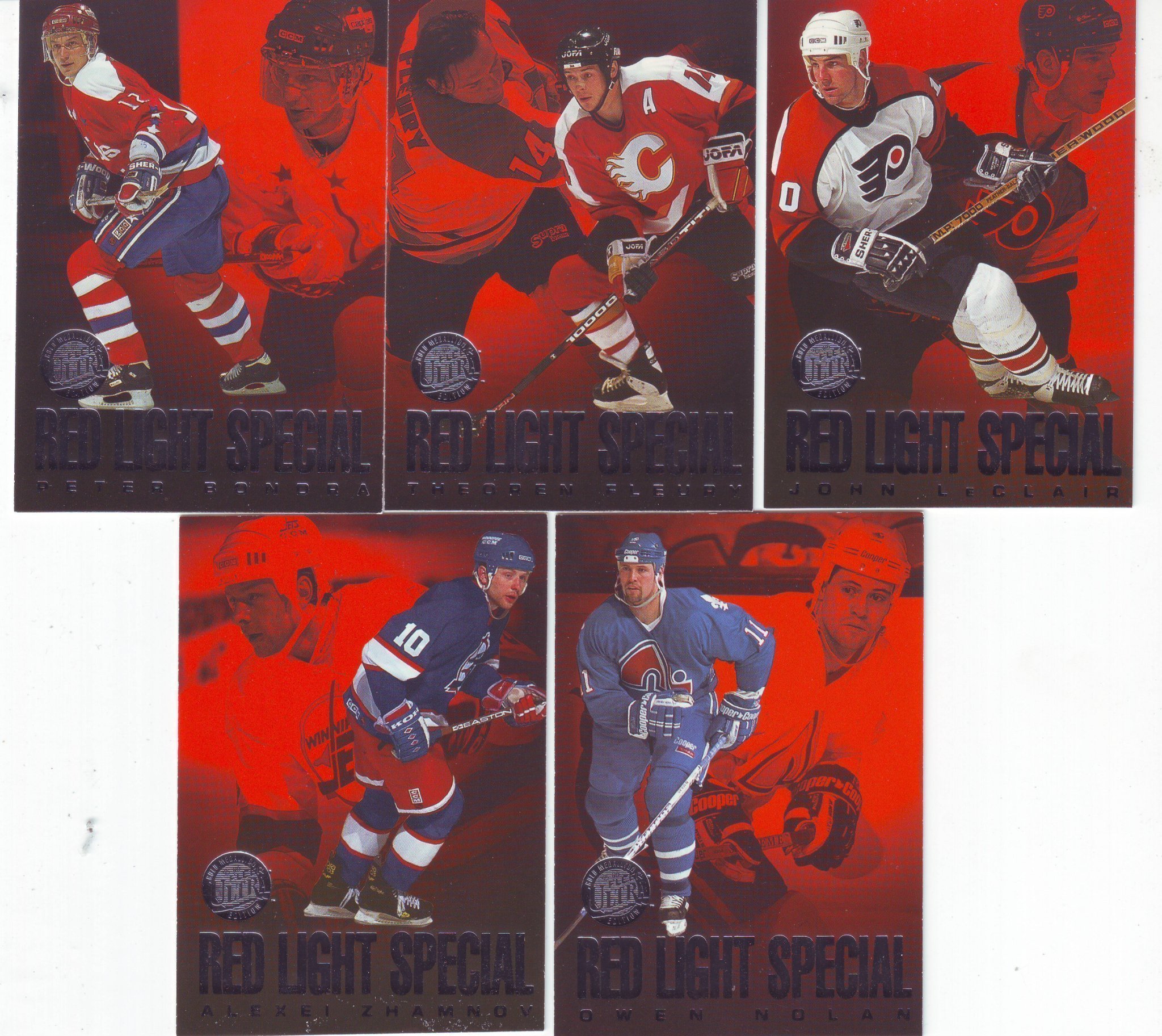 1995-96 Ultra Red Light Special Medallion 10 Alexei Zhamnov Inserts Unik