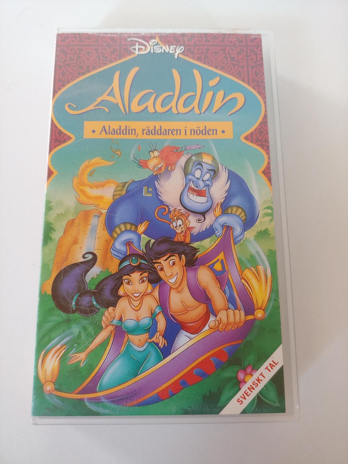 VHS Film, Disney Aladdin, Räddaren i nöden VHS Film, Disney Aladdin, Räddaren i nöden