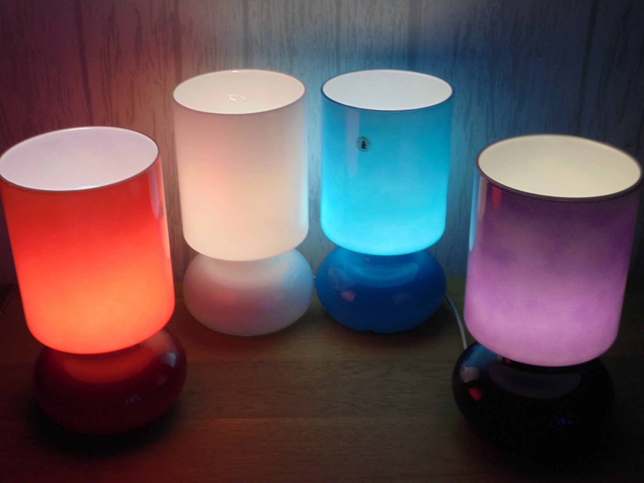 VIT IKEA LYKTA LAMPA BORDSLAMPA HAND MADE INS.. (381025201) ᐈ Köp på