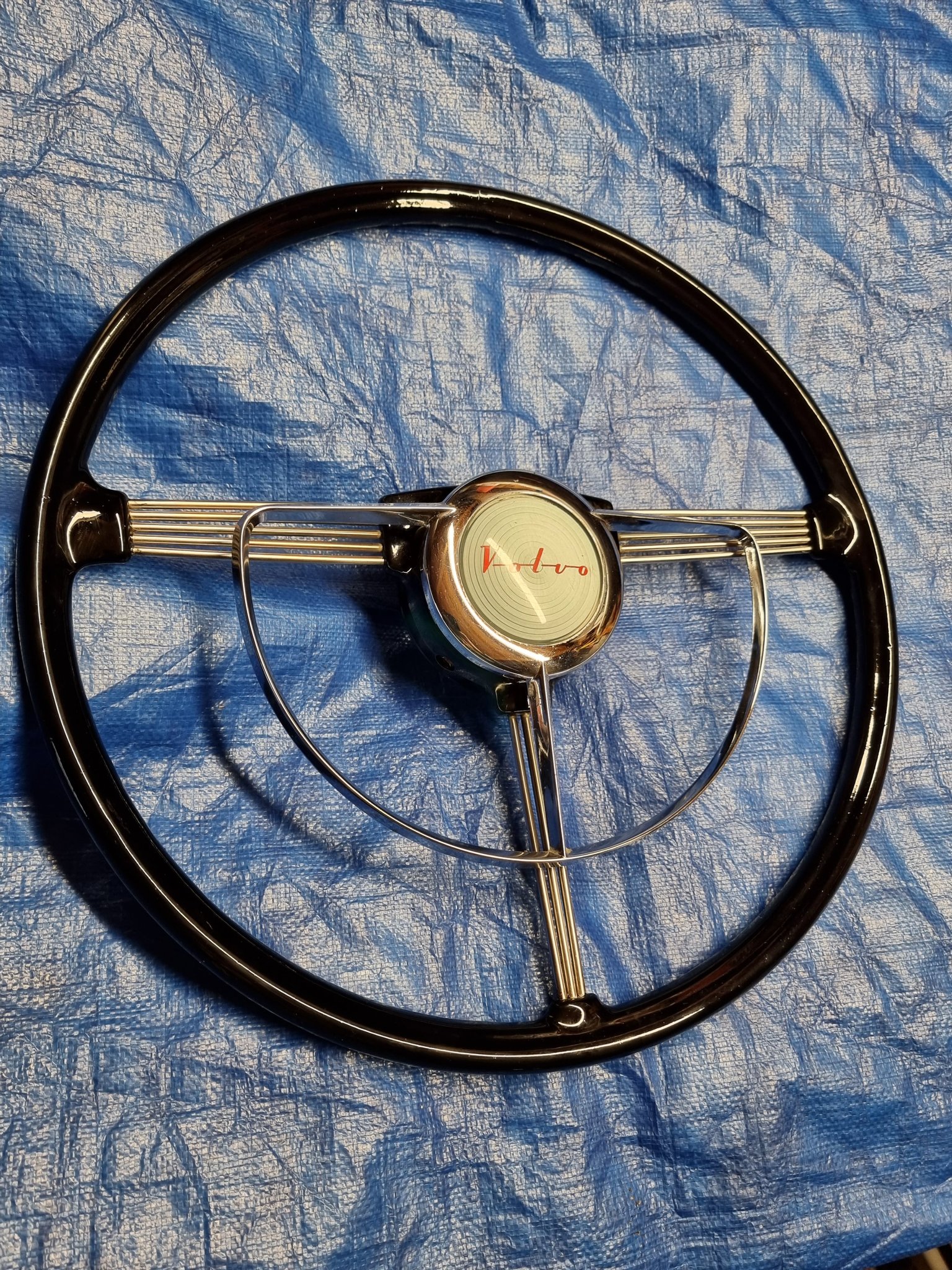 Volvo Pv Duett 444 445 Banjoratt Ratt steering .. Köp på Tradera