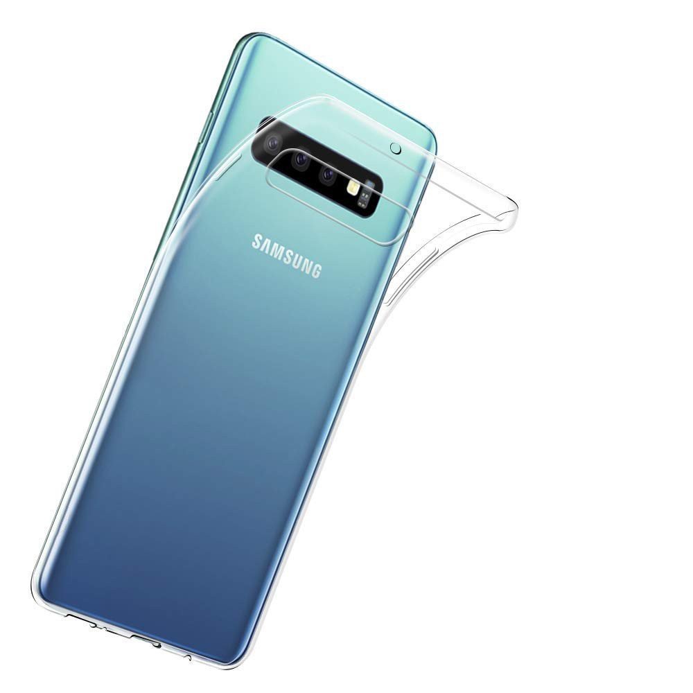iCoverCase | Samsung Galaxy S10 | Transparent TPU Skal