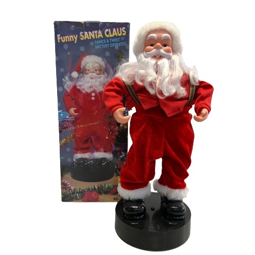 Dansande Tomte Jul Julpynt Christma.. Köp från Footly på Tradera
