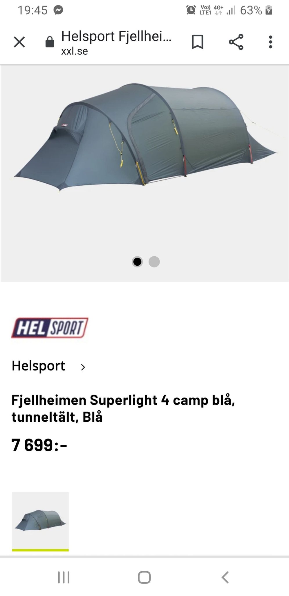 Helsport Fjellheimen superlight 4 camp (405823525) ᐈ Köp på Helsport Fjellheimen Superlight Camp 3 • Se priser (1 butiker) »