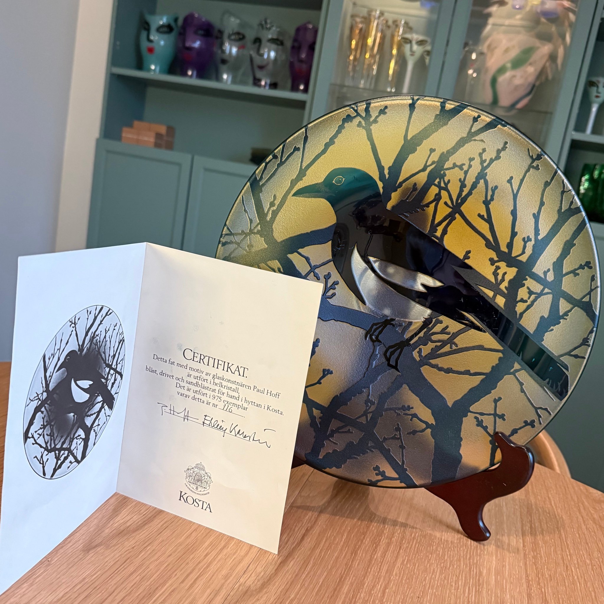 kosta boda　作家Paul hoff PAUL HOFF. Figures, 14 pieces, for WWF, Kosta Boda & Svenskt Glas