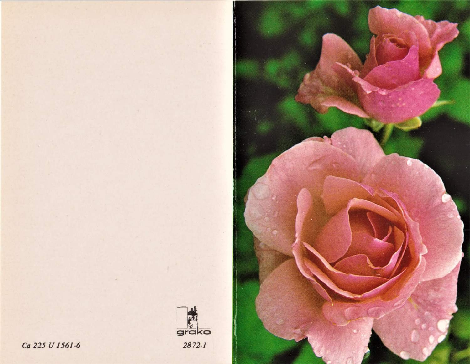 BLOMSTER KORT DUBBELT