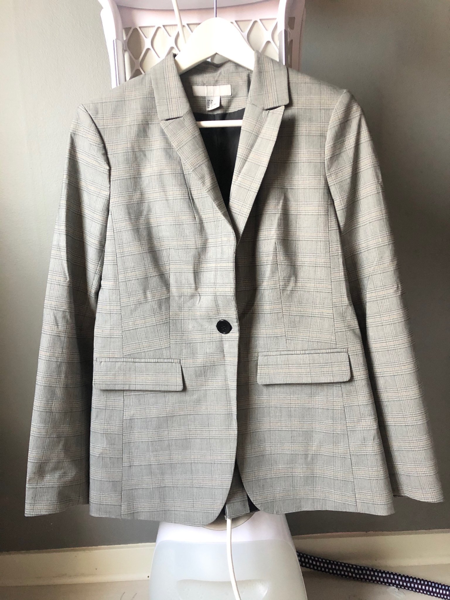 Rutig kavaj blazer dam storlek 38 grå (375378920) ᐈ Köp på Rutig kavaj blazer dam storlek 38 grå (375378920) ᐈ Köp på