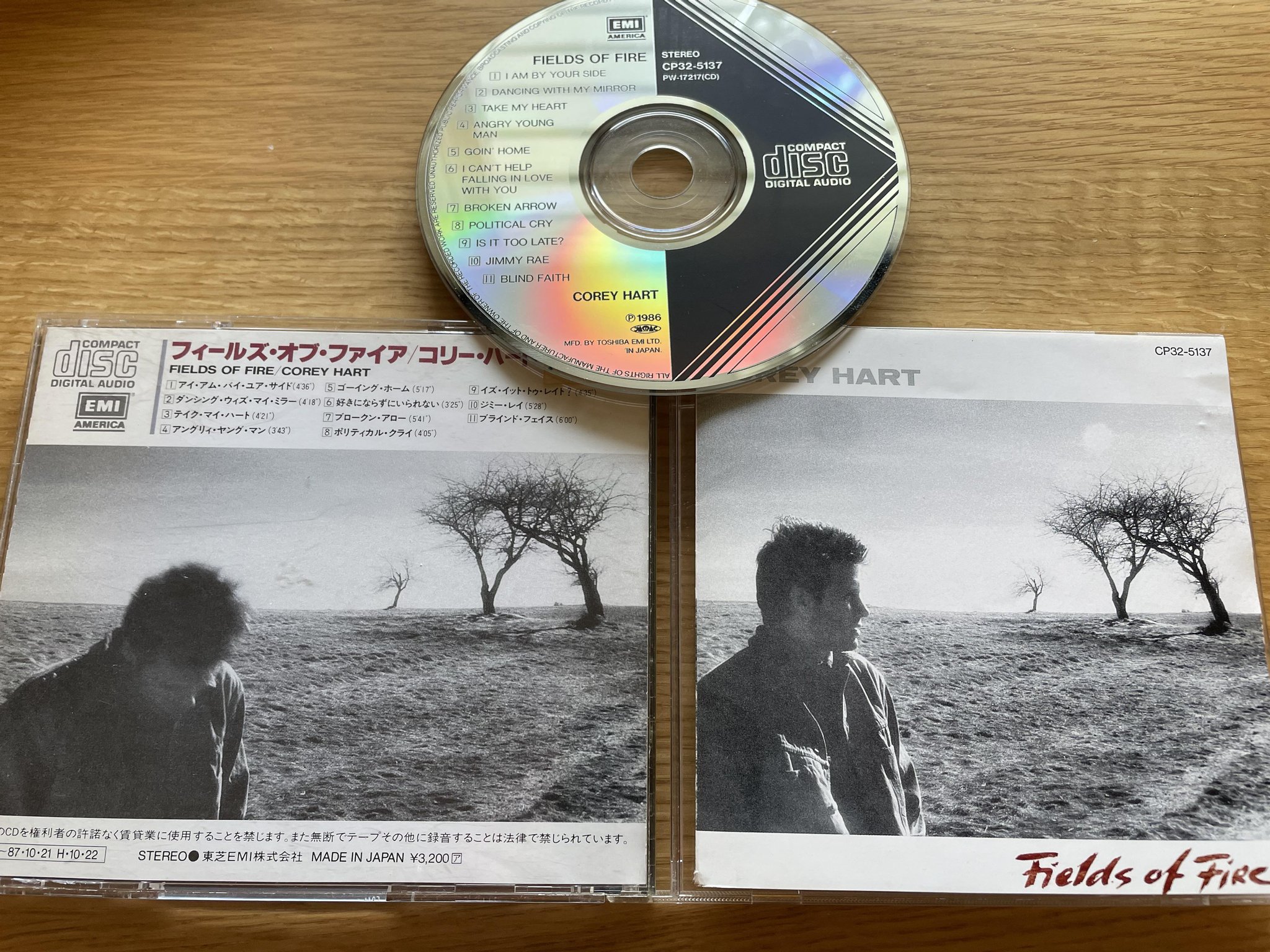 CD Corey Hart Fields Of Fire .. Köp från HolmgrenMK på Tradera