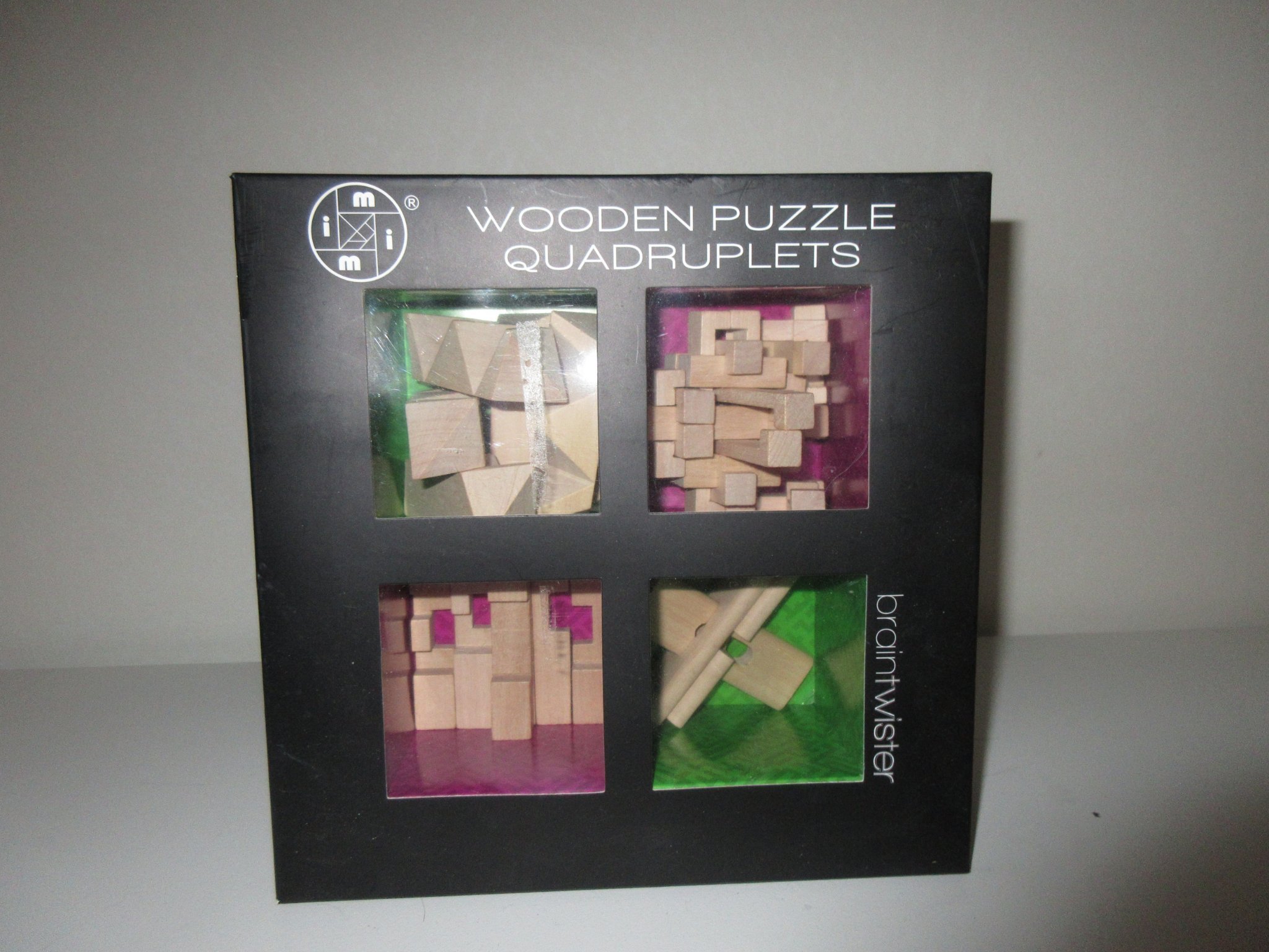 wooden puzzle quadruplets