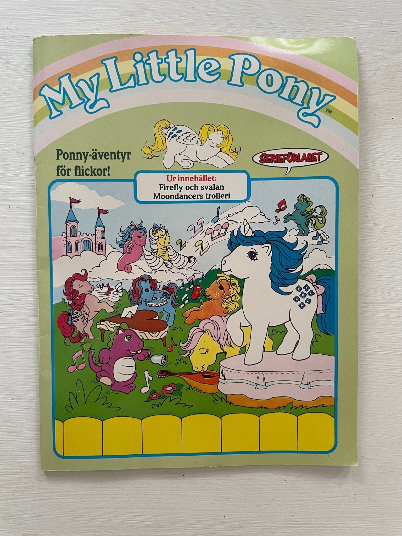 My Little Pony: Ponny-äventyr för flickor! 1987 Ovanlig barnseriebok