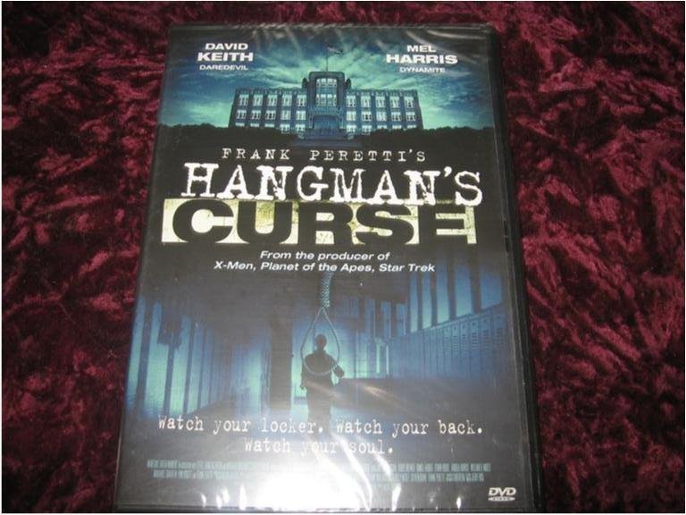 HANGMAN'S CURSE (DAVID KEITH,MEL HARRIS) DVD REG2 NY INPLASTAD
