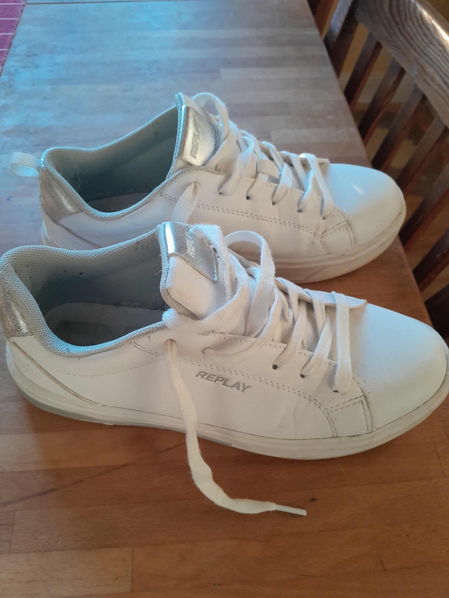 Replay Sneakers, Vit, EUR 38 Köp på Tradera (700100125)