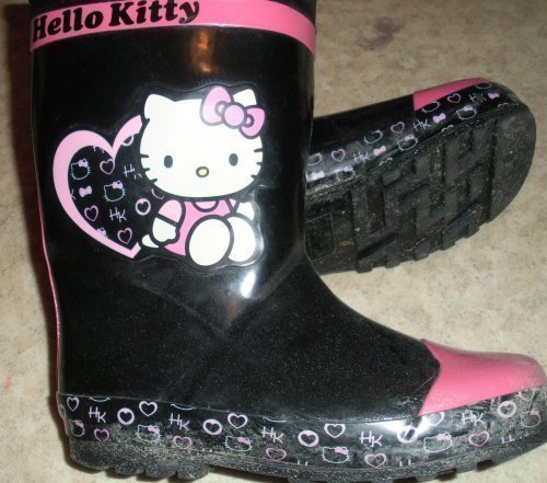 Söta hello kitty katt regn stövlar fodrade gumm.. (408425544 Söta hello kitty katt regn stövlar fodrade gumm.. (408425544