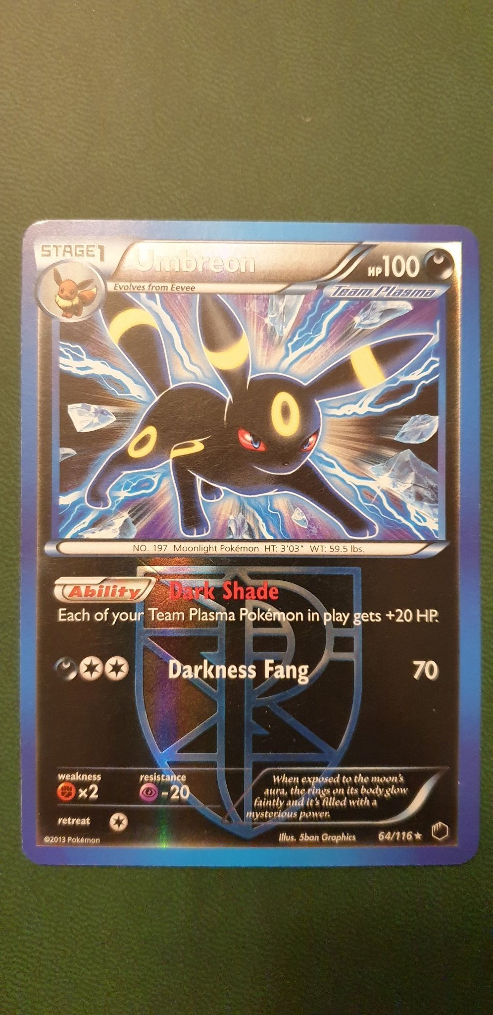 Umbreon Reverse Holo 64/116 Plasma Freeze (422619104) ᐈ Köp på Tradera