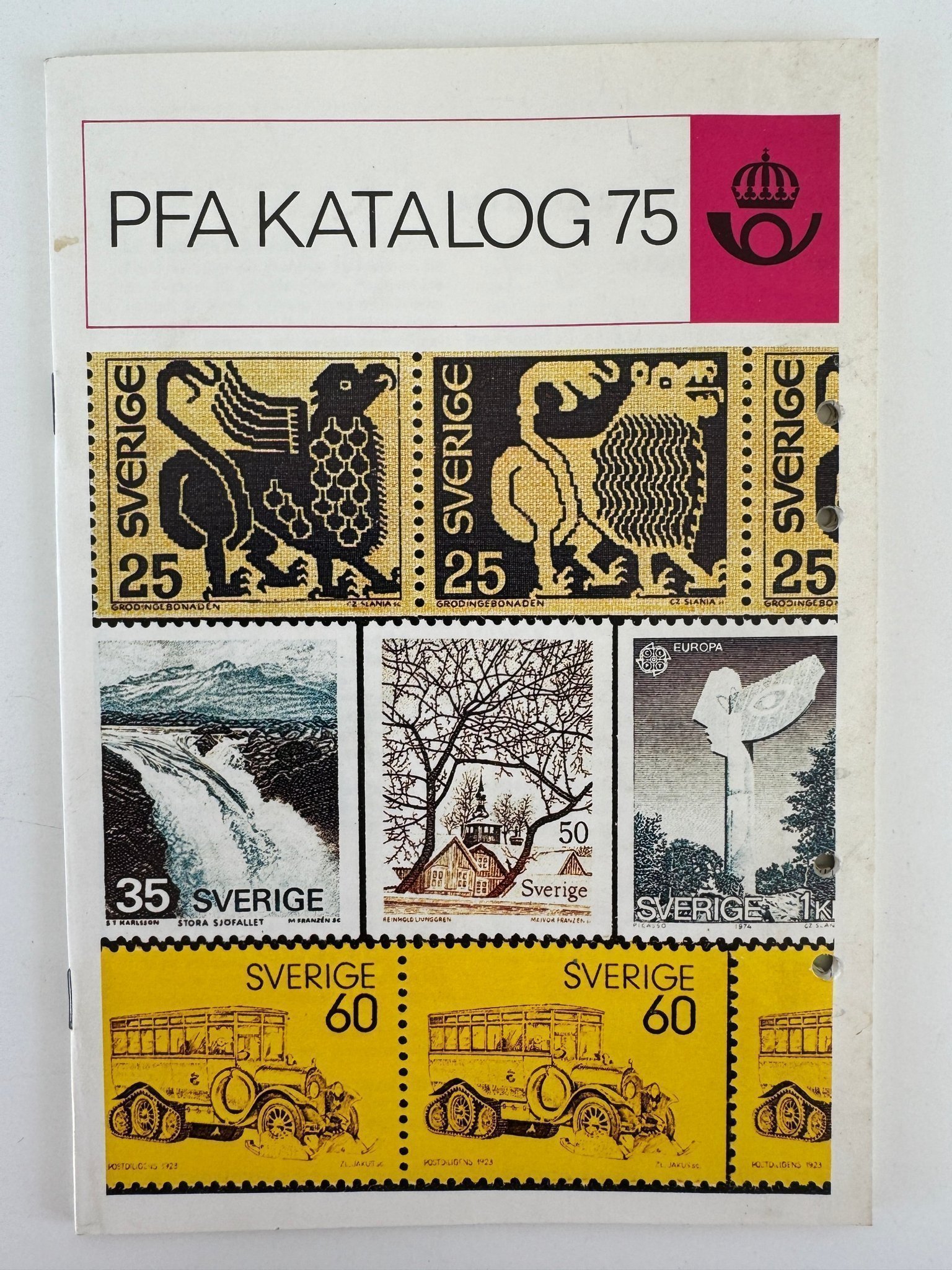 PFA KATALOG 75 POSTENS FILATELI 1975 70TAL VIN.. Köp på Tradera