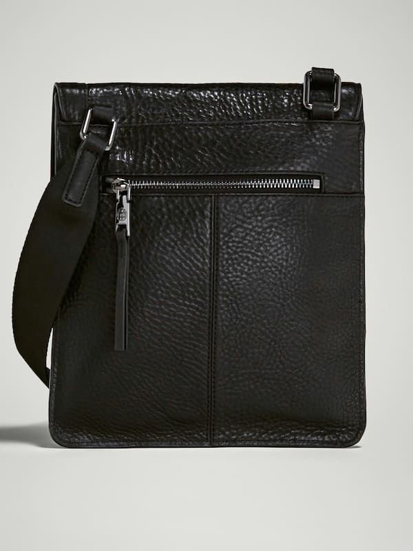 Massimo dutti snygg läderväska , äkta skinn Ax.. (400370647 Massimo Dutti Weekendväskor | Herr | Köp din weekendväska