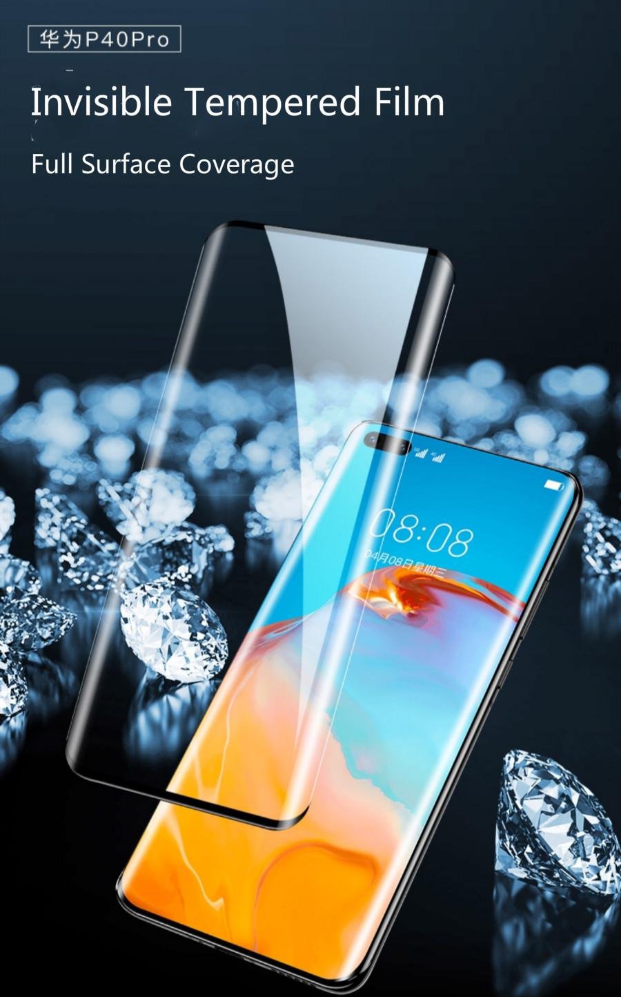 Skärmskydd för Huawei P40 Pro Ultraklart Härdat glas