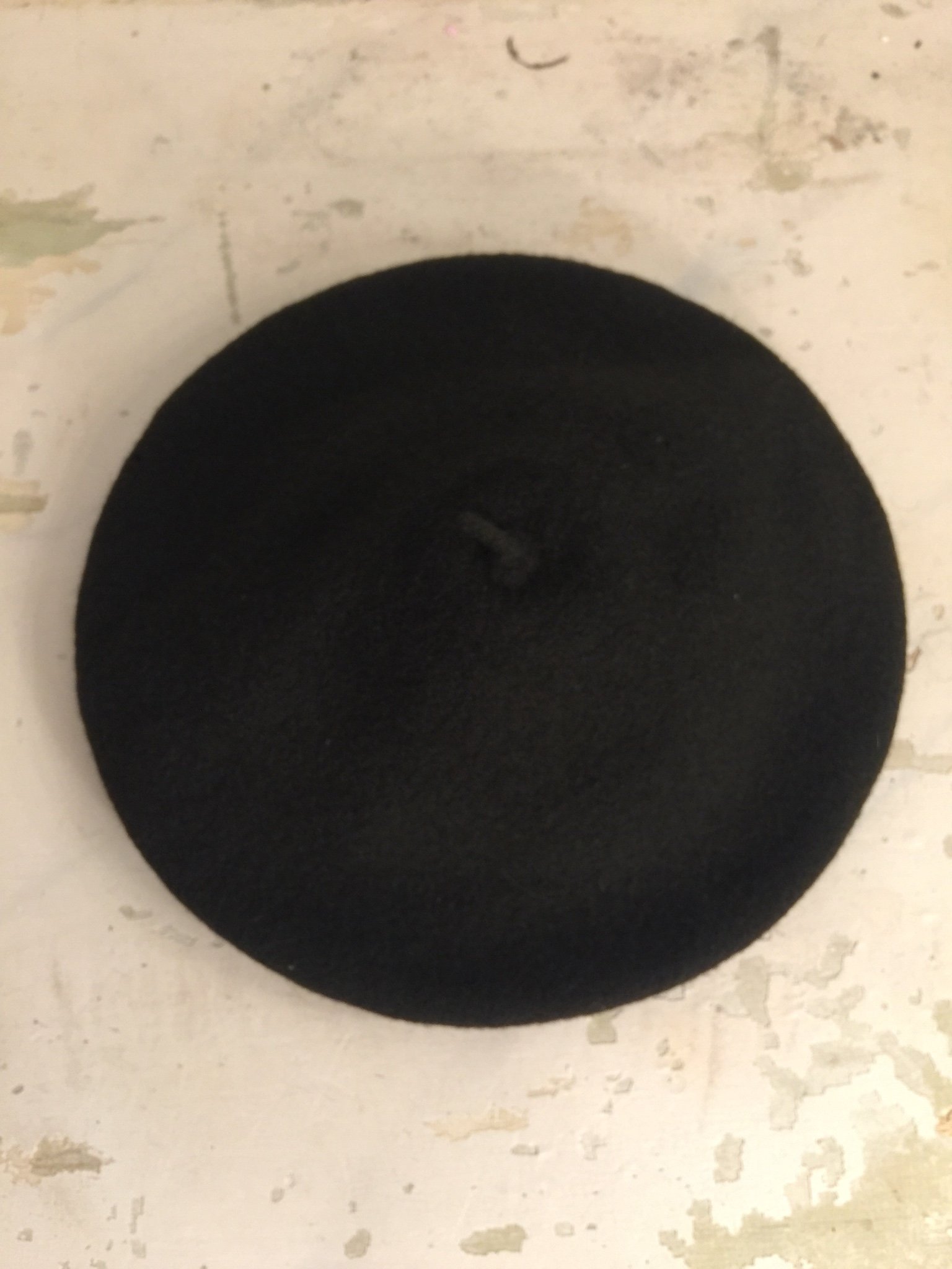 Oanvänd vintage baby basker hatt, retro, 1940-tal 1950-tal 1960-tal