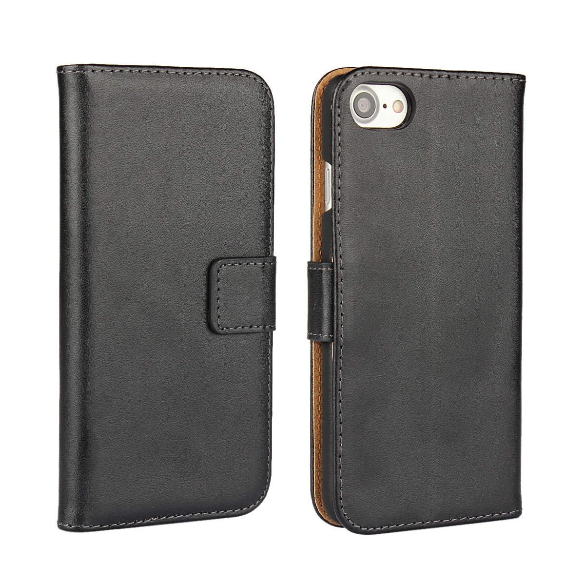 iCoverCase | iPhone 7 | Plånboksfodral | Svart