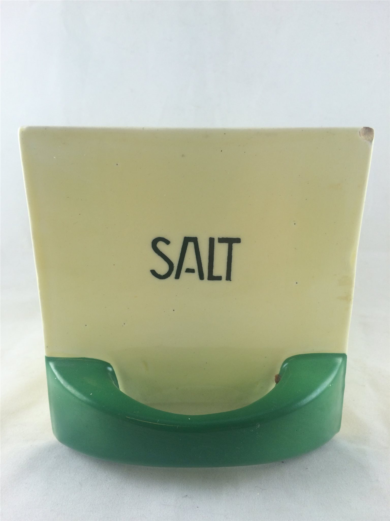 Salt låda i porslin retro 50 tal rolig blomkruka inredning på