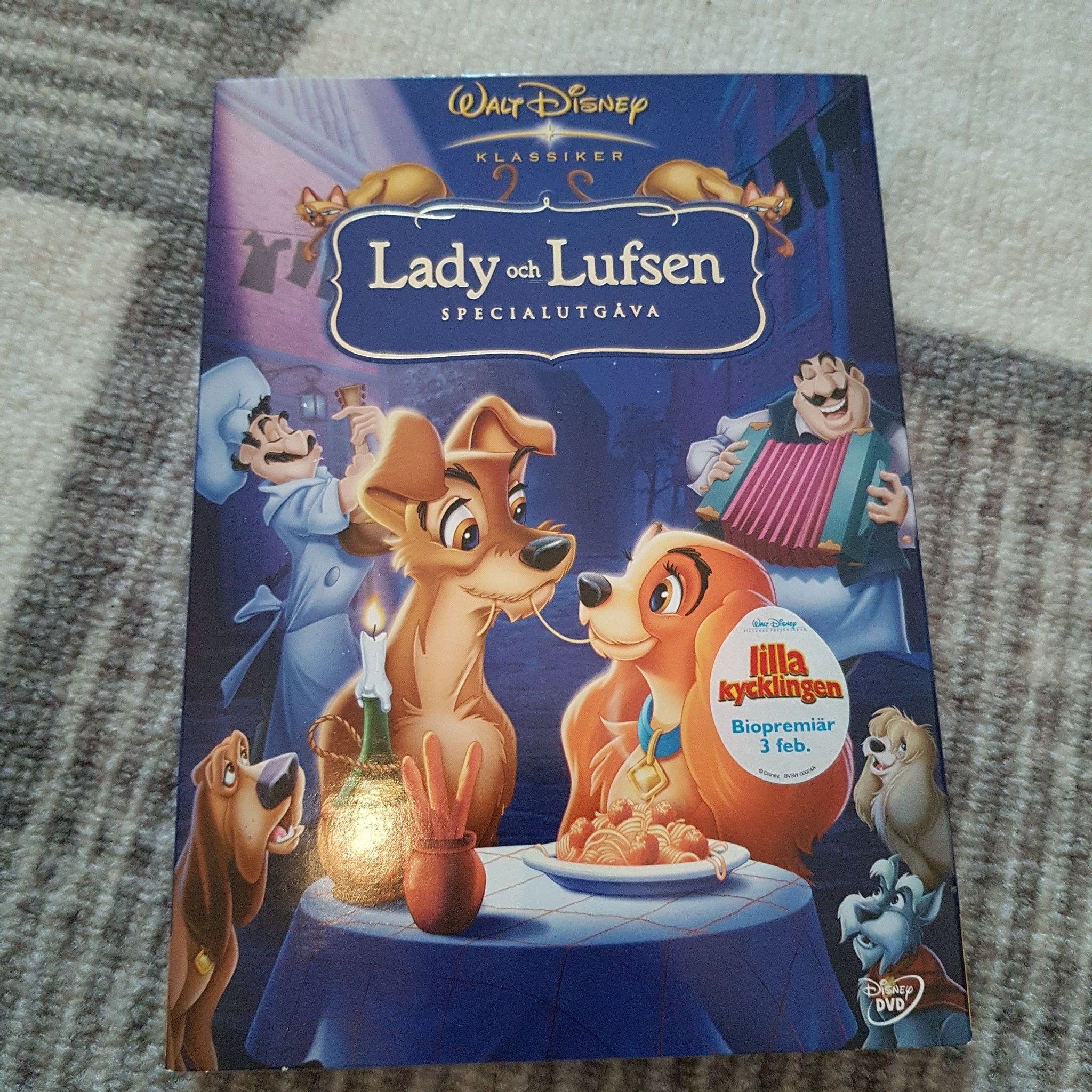 Dvd Disney klassiker 15 Lady och Lufsen - inpla.. | Köp på Tradera ...