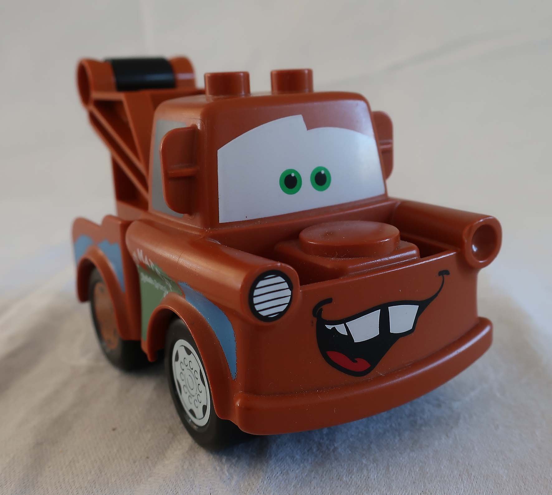 LEGO Duplo Disney Pixar Bärgarn brun bärgningsbil bärgare från filmen Bilar