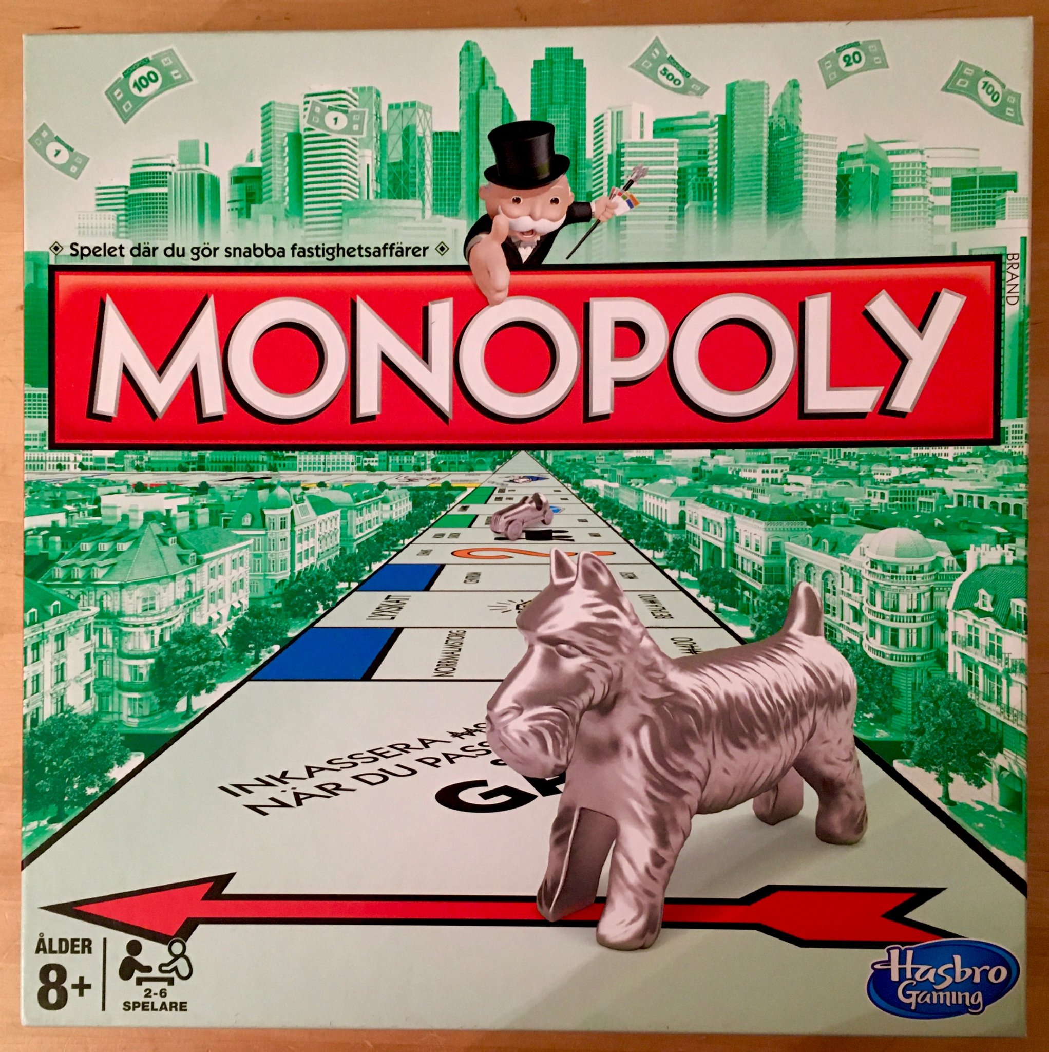 Monopoly Monopol från Hasbro med 8 metallpjäser.. Köp på Tradera