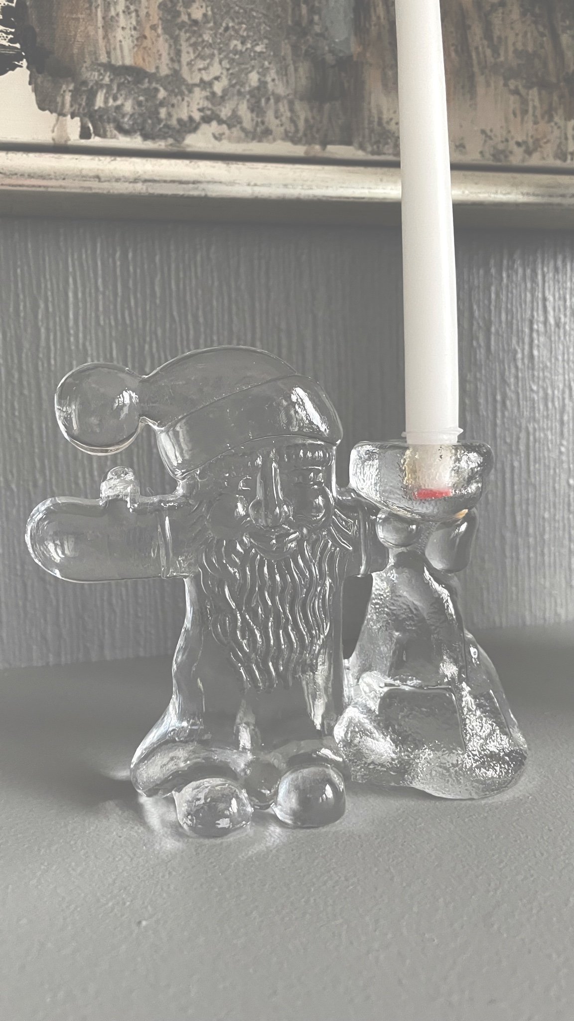 Kosta Boda Bertil Vallien tomte ljuslykta jul a.. Köp på Tradera