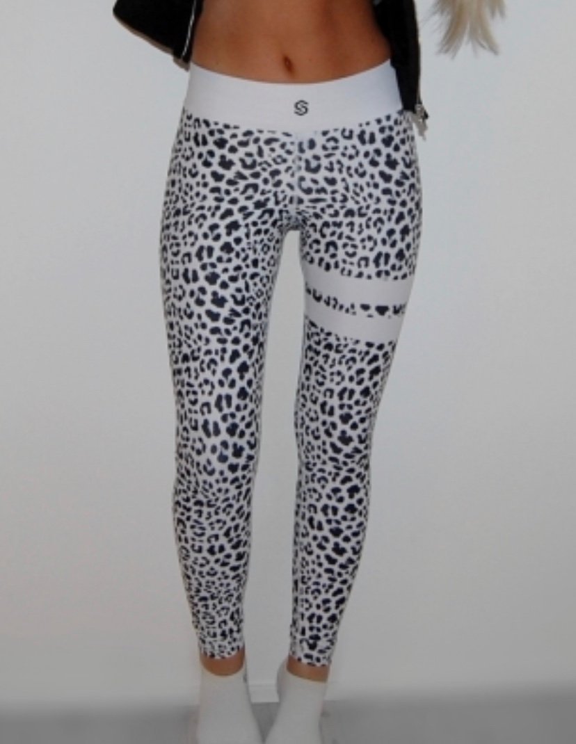 stronger leopard tights