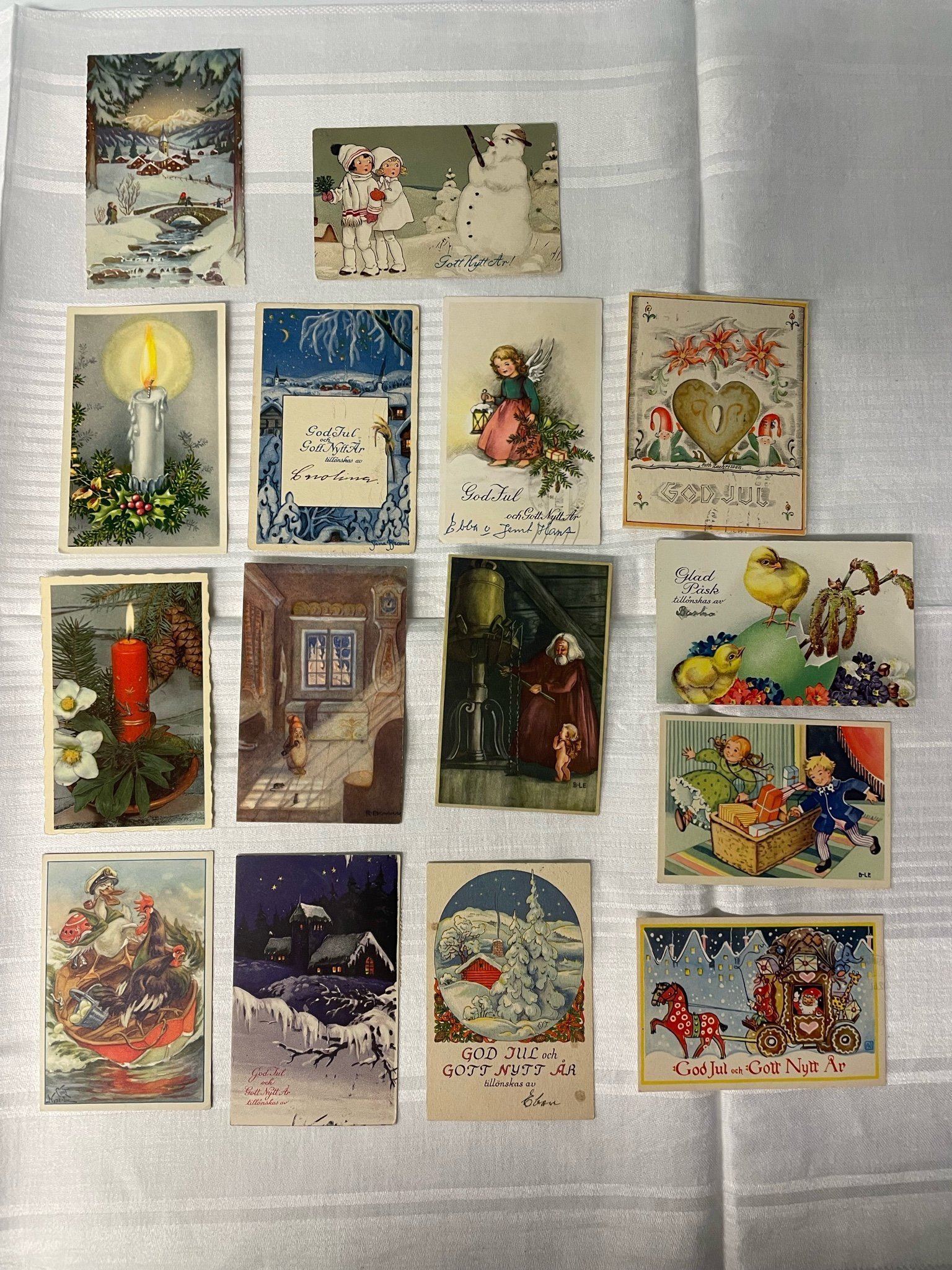 Se produkter som liknar God Jul/Glad påsk Vykort på Tradera (625593382)
