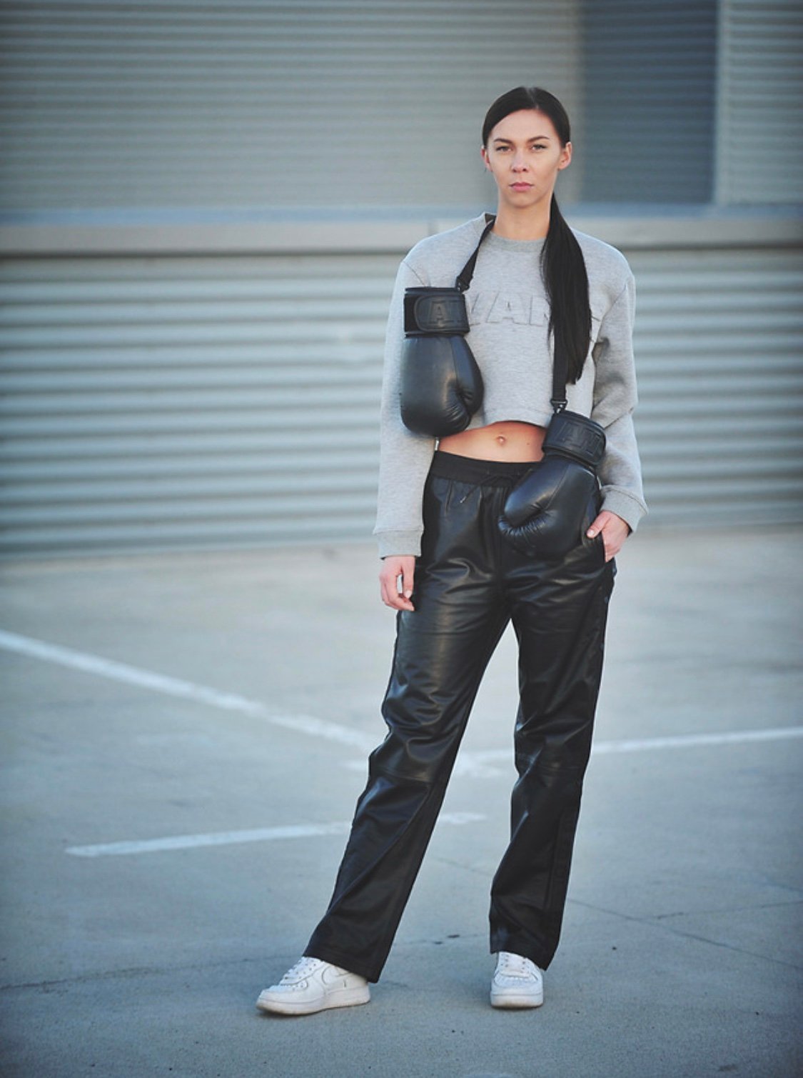 alexander wang leather pants