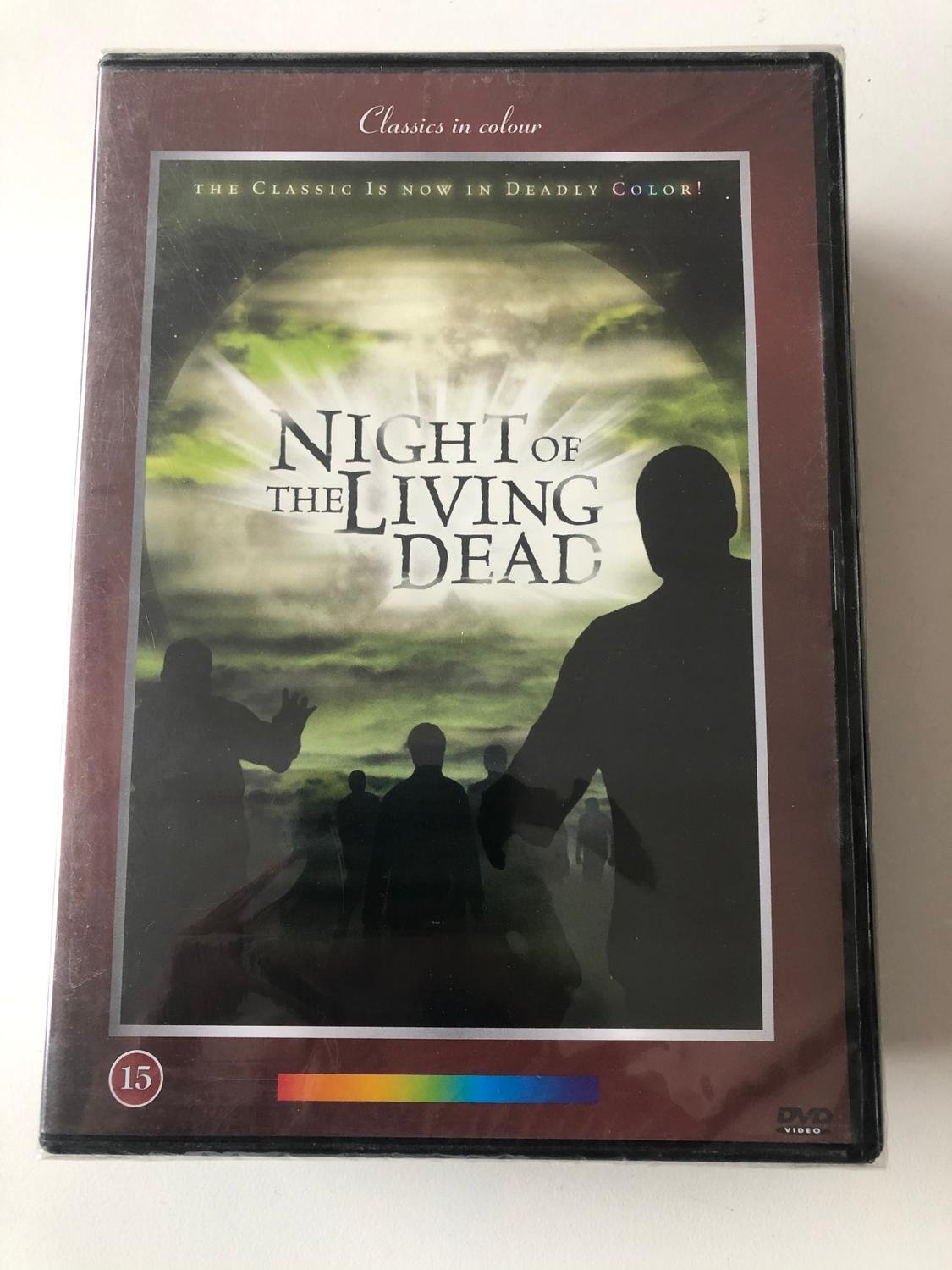 DVD-film: NIGHT OF THE LIVING DEAD (NY, INPLASTAD!)