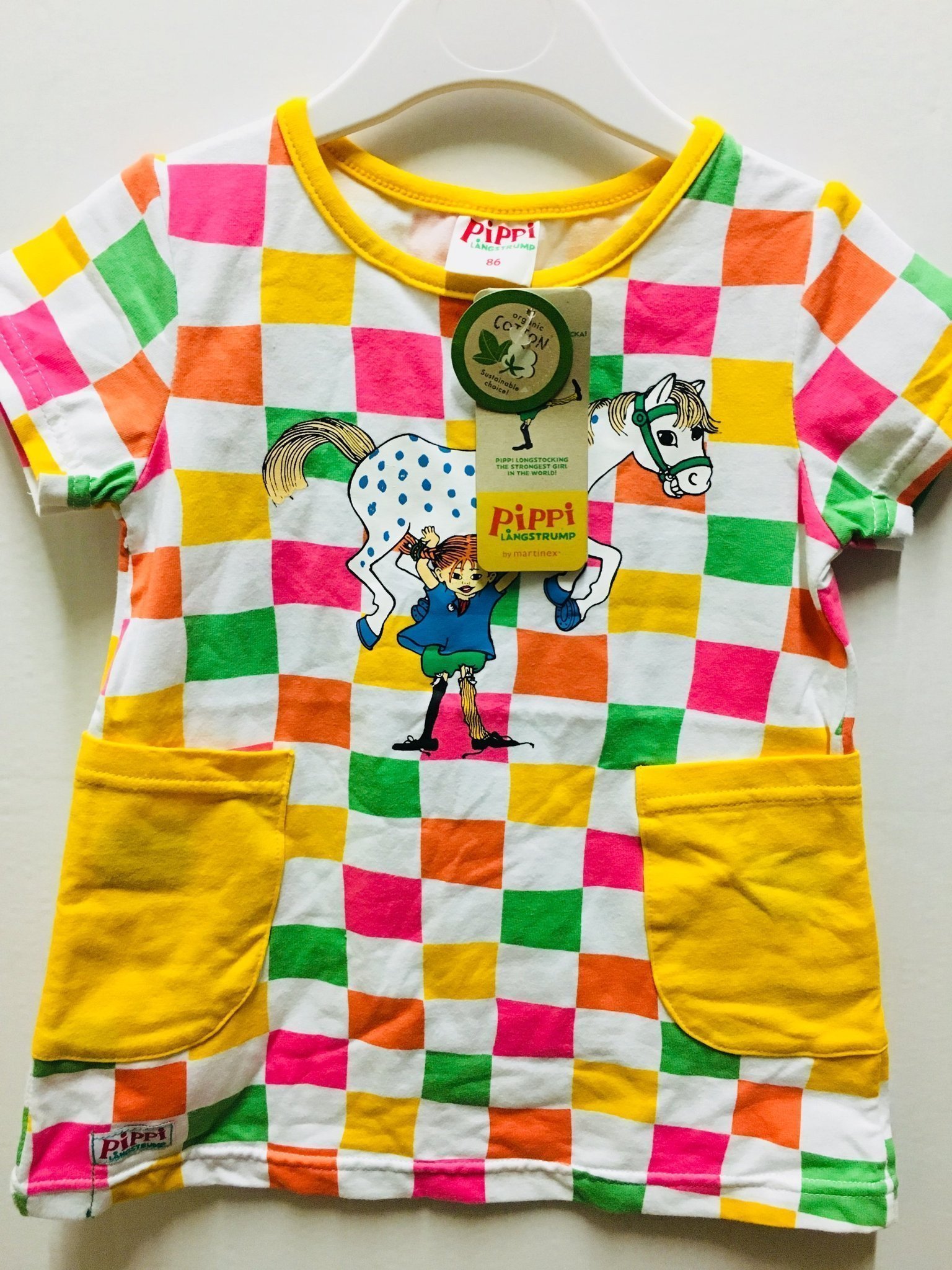 Pippi långstrump (Ny) T shirtklänning Flerfärg.. (413755953 Pippi långstrump (Ny) T shirtklänning Flerfärg.. (413755953