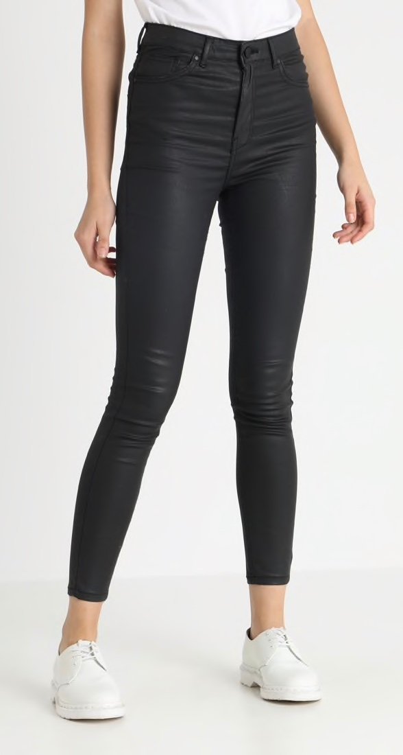 gina tricot coated jeans
