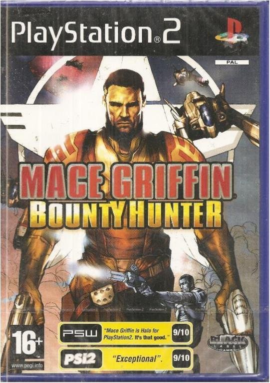 MACE GRIFFIN - BOUNTY HUNTER ( NY & INPLASTAT PS 2 SPEL)