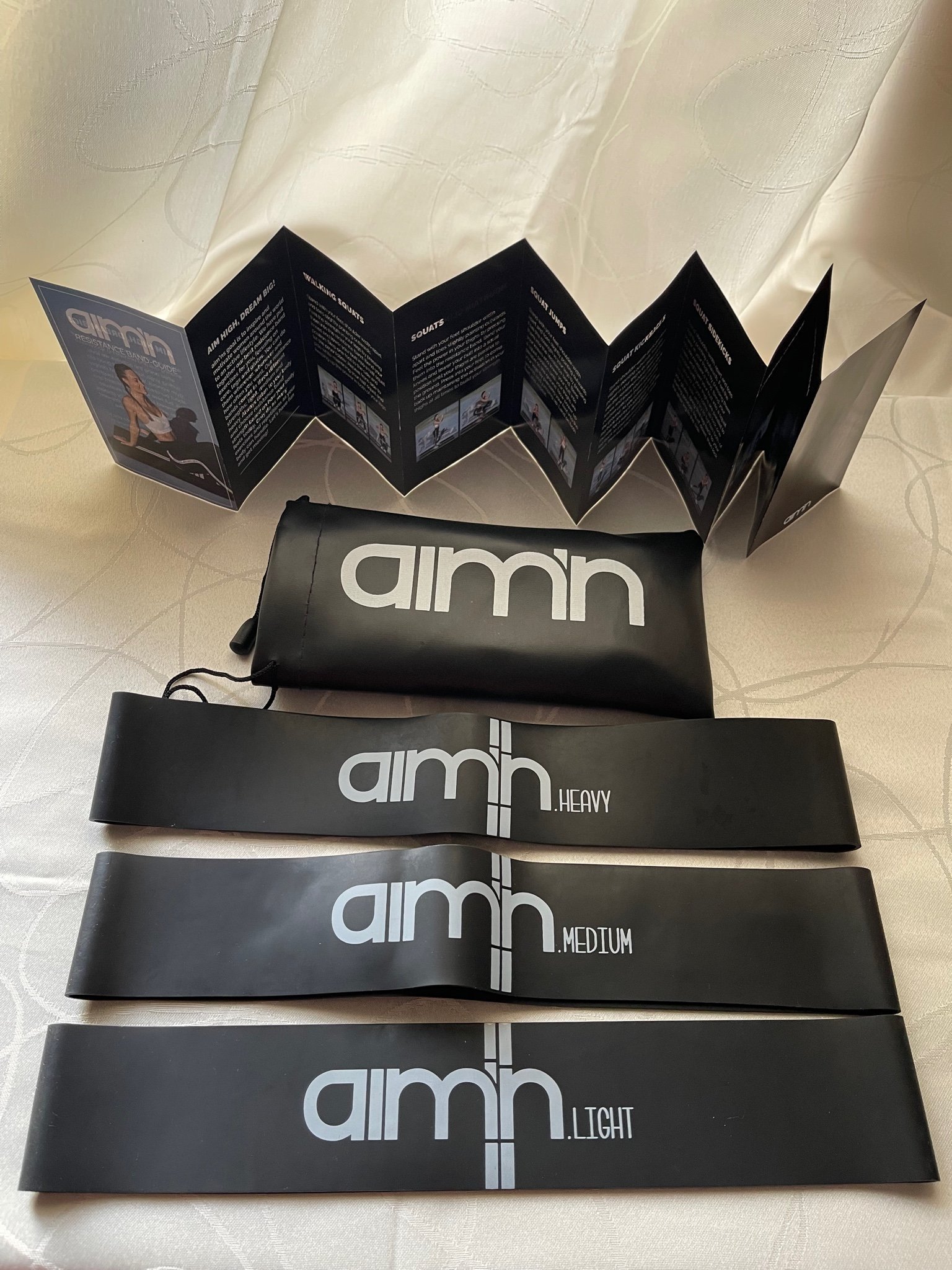 Nya Aim n Aimn resistance band traningsband sva. Kop pa Tradera 649379812