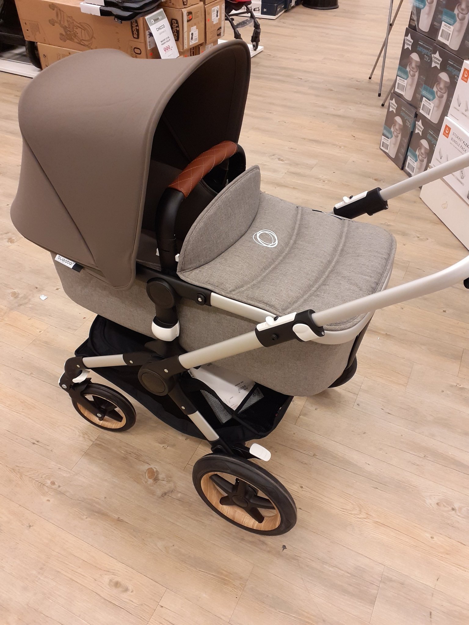 green melange bugaboo fox