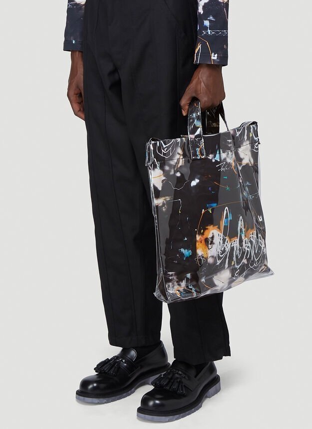 comme des garcons tote plastic