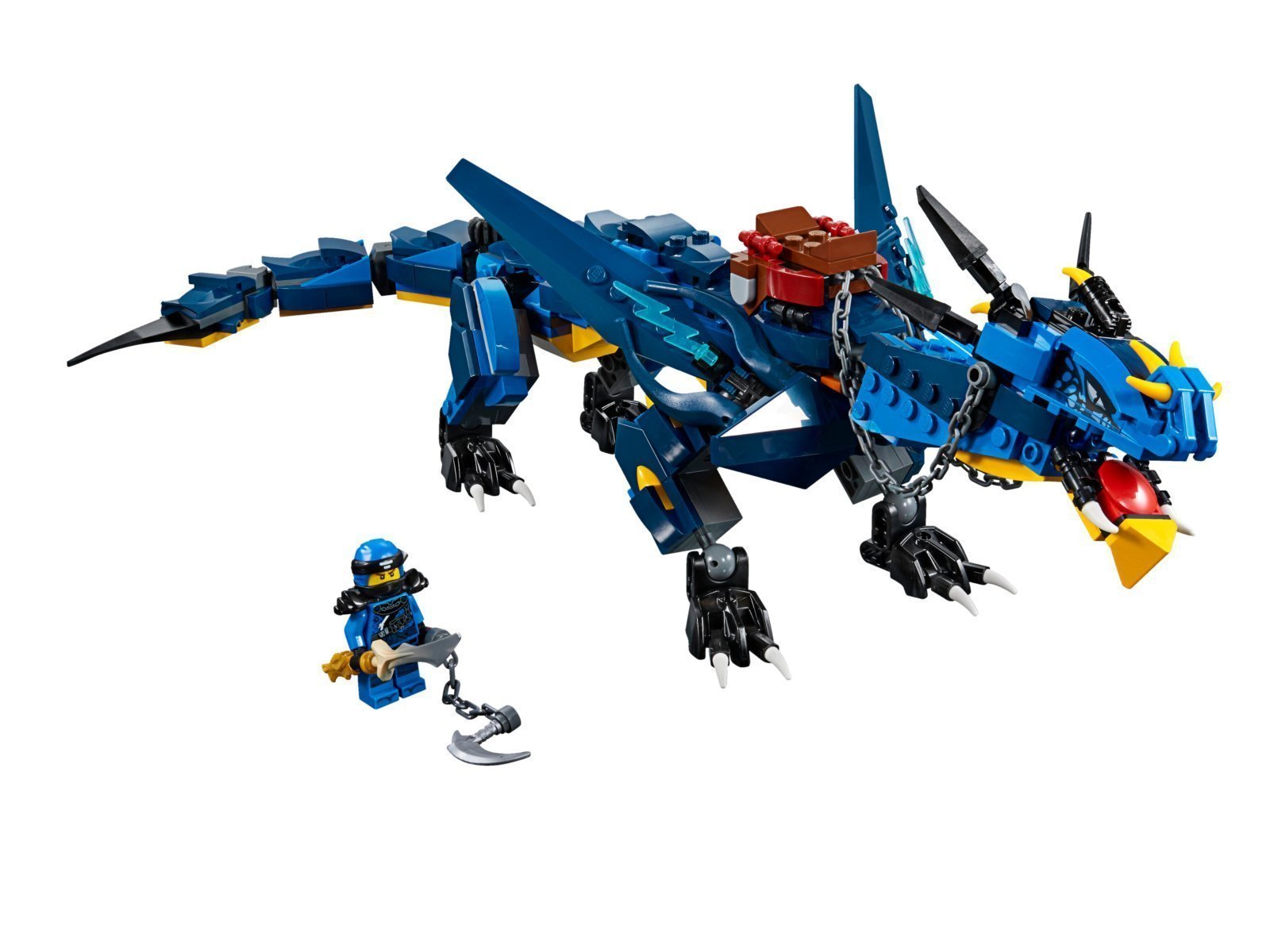 LEGO NINJAGO Hunted Stormbringer (70652-1) (Minifigure: njo0459 Jay with Armor)