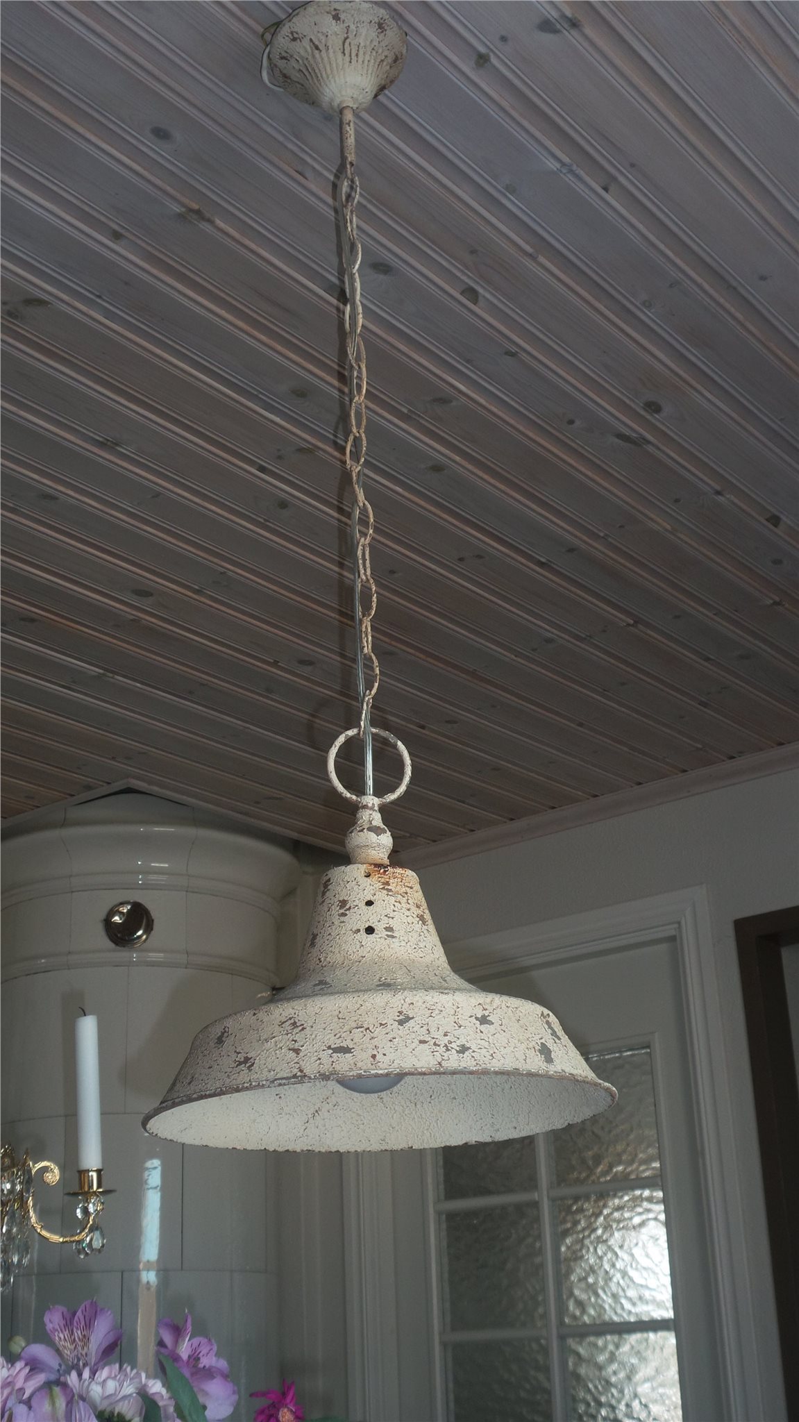 Trendig taklampa industri lampa shabby chic vintage stil inredning på