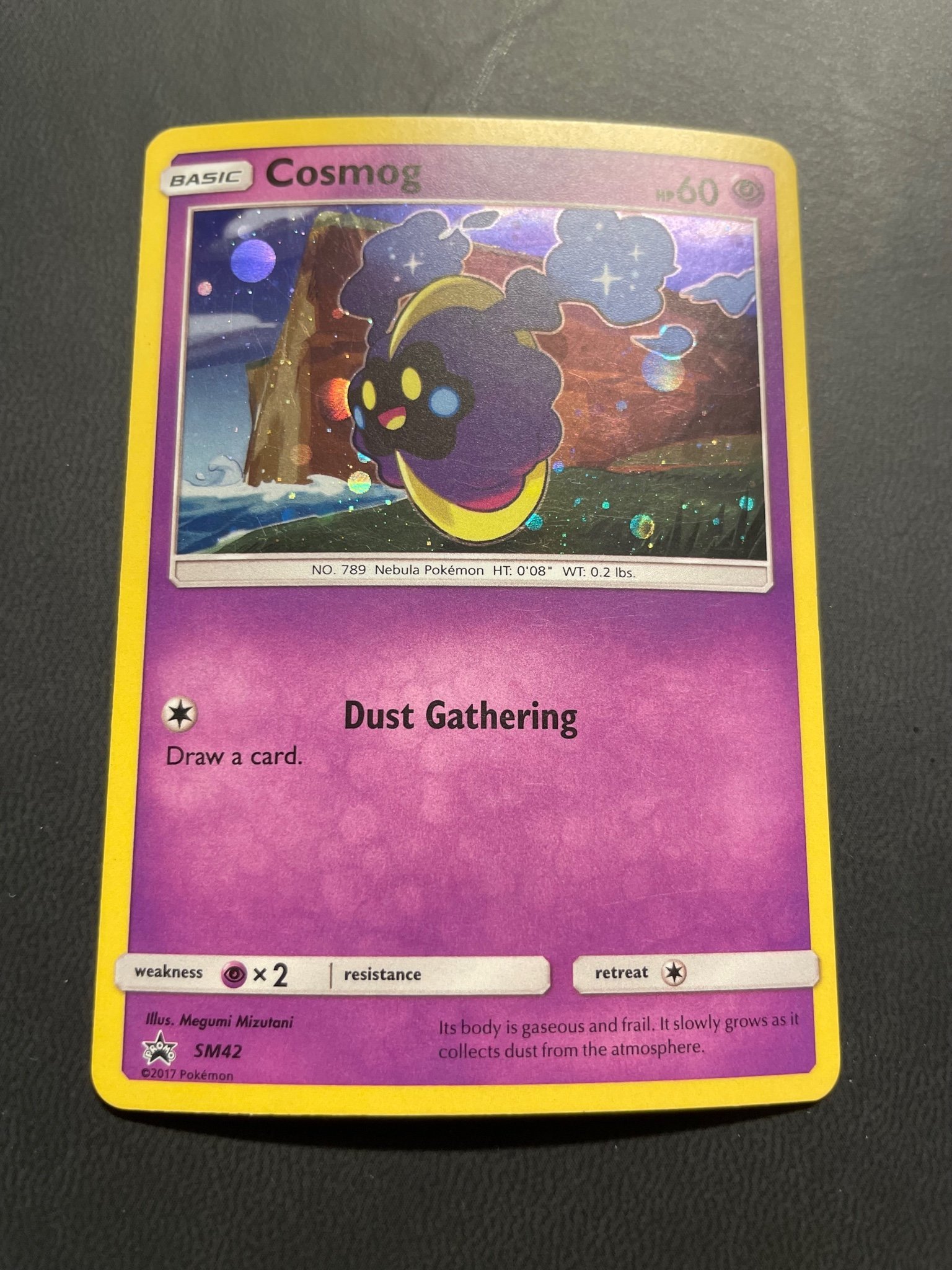 cosmog pokemon card price Pokemon Sun & Moon Promo Holo Rare Cosmog SM42 main image 1