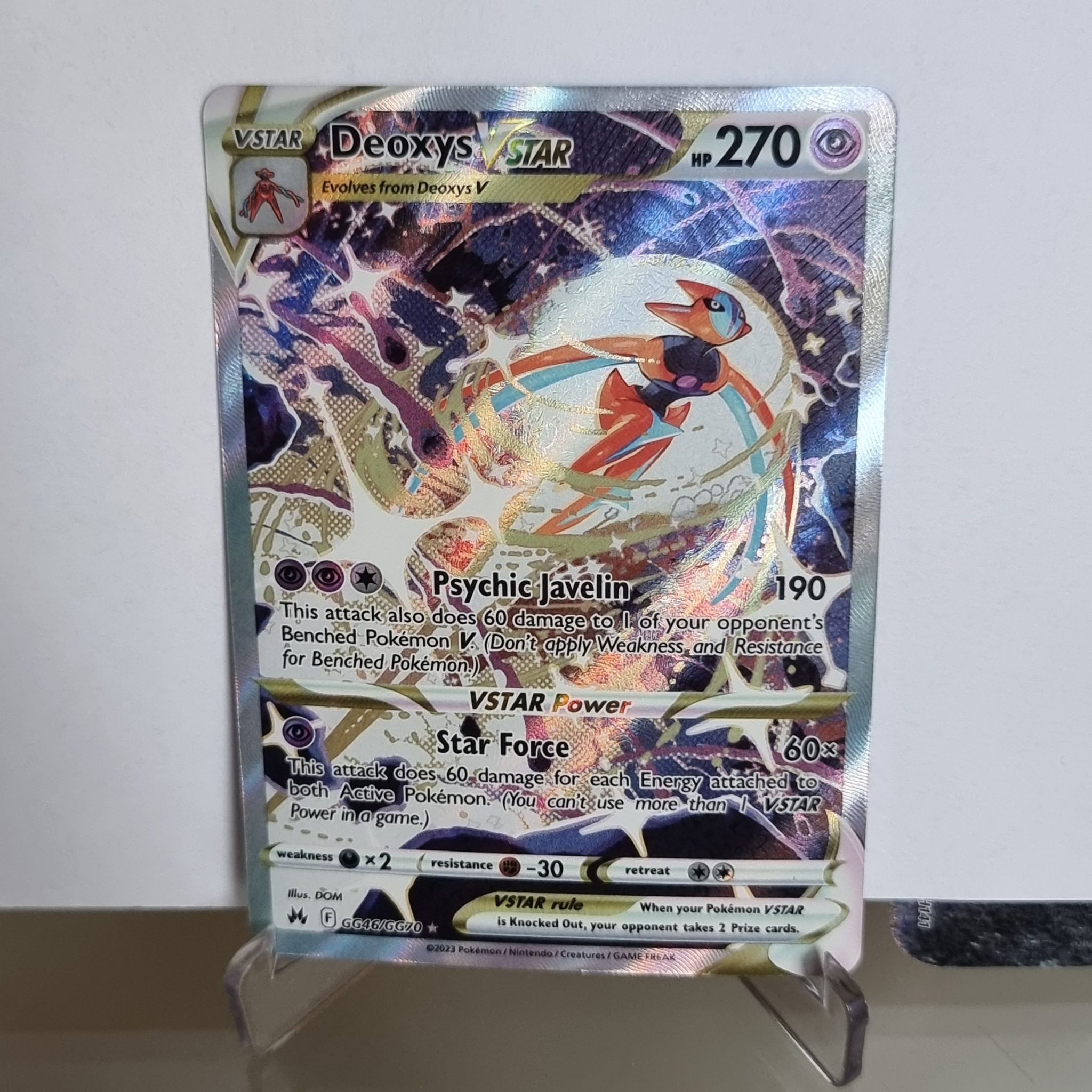 Deoxys Alt Art Full art GG46/GG70 Crown zenith .. Köp på Tradera